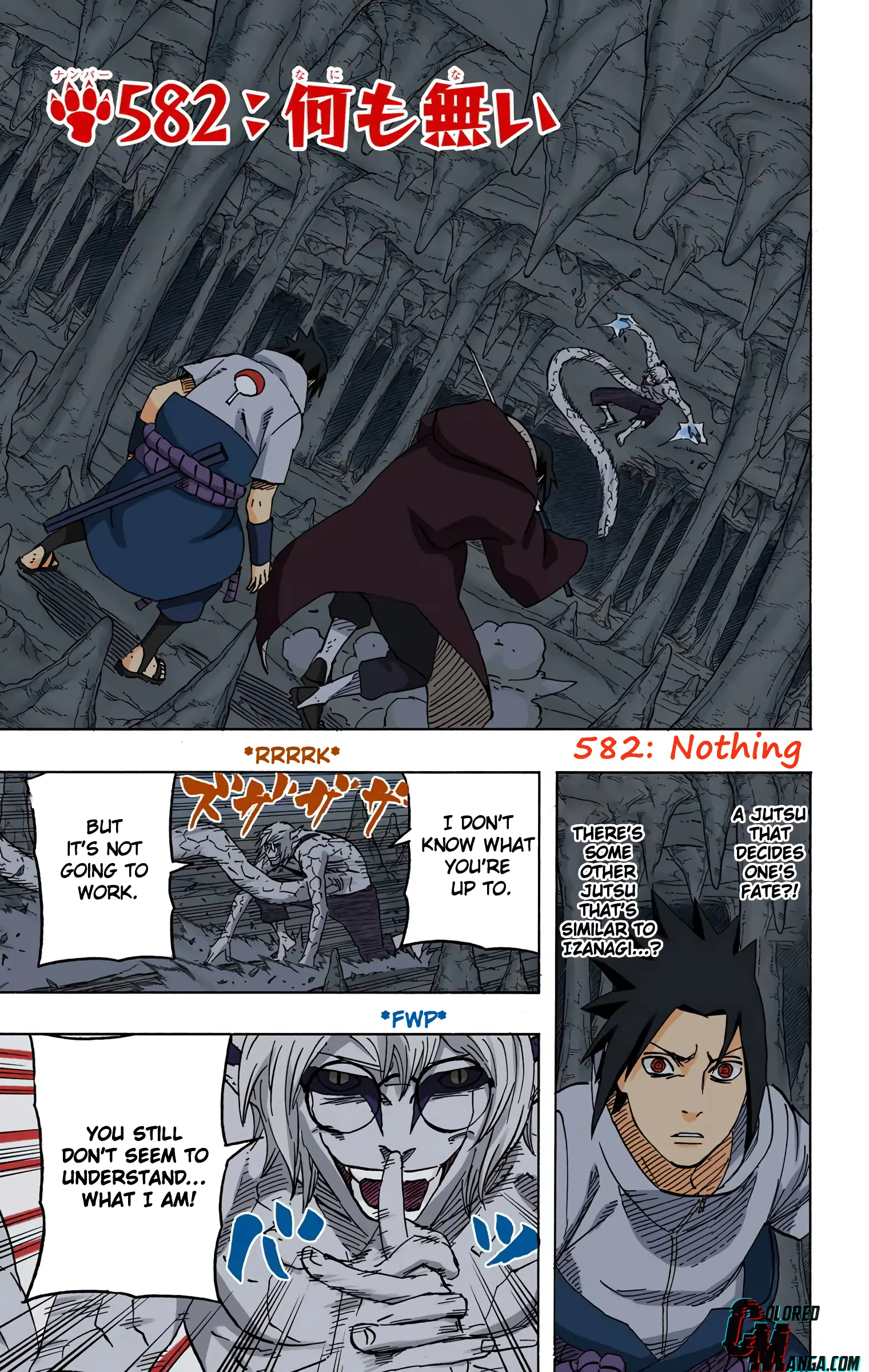 Naruto Colored Manga Online, chapter 582, page 1