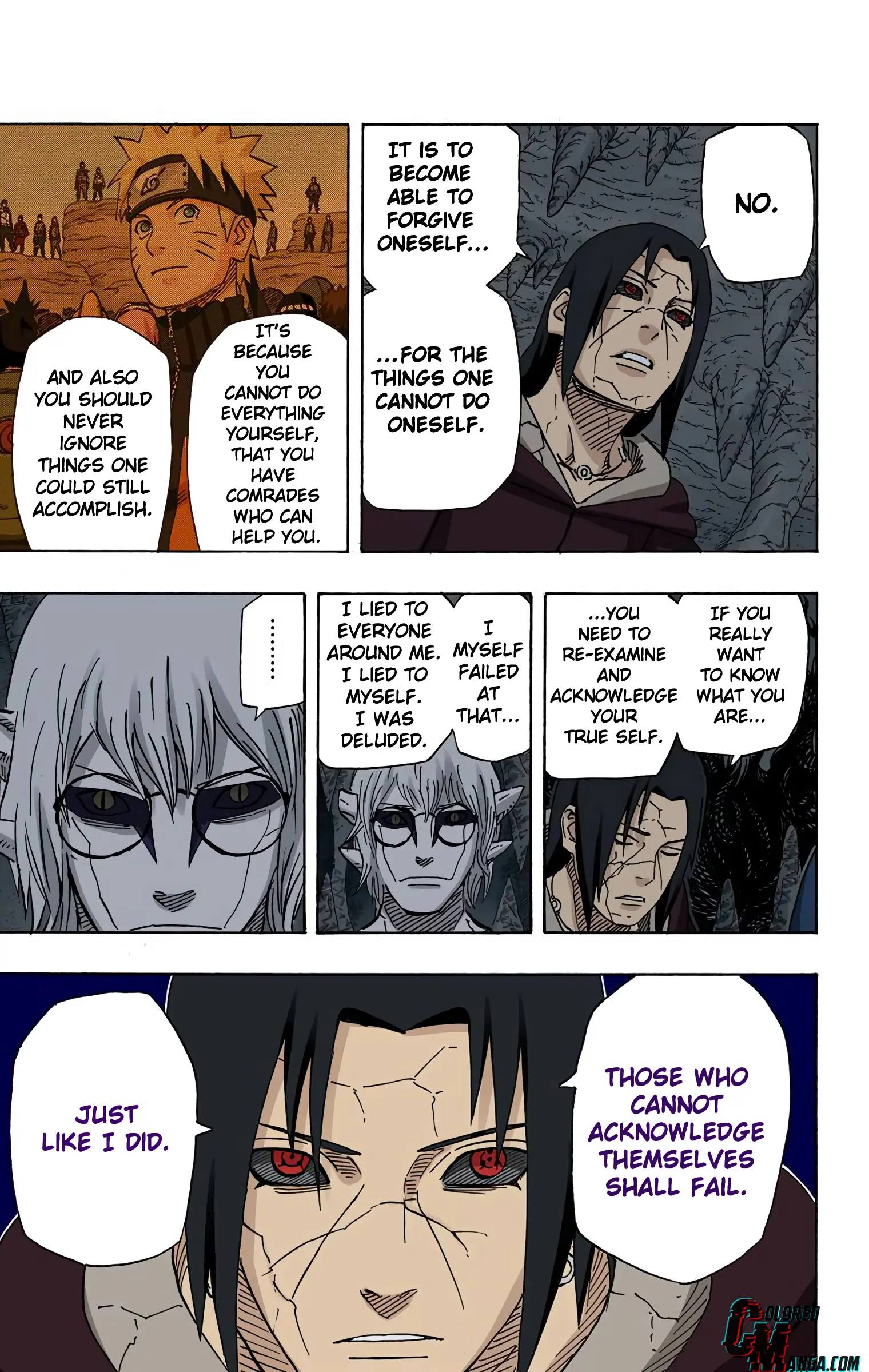 Naruto Colored Manga Online, chapter 582, page 7