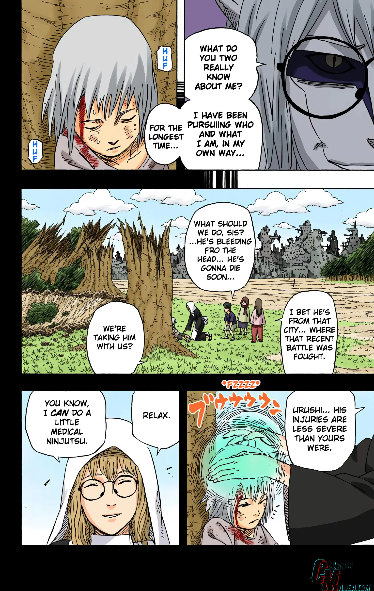 Naruto Colored Manga Online, chapter 582, page 8