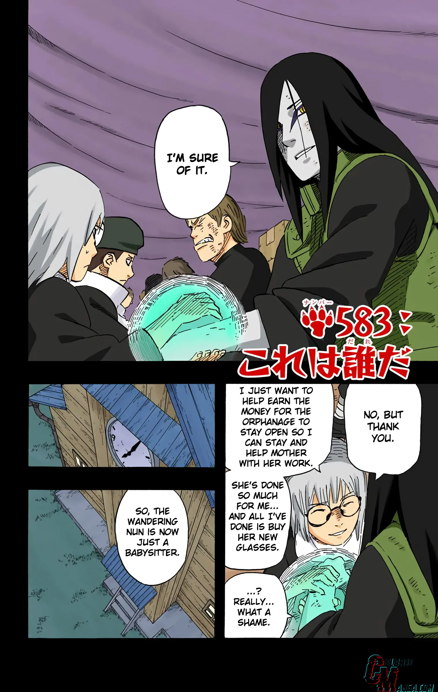Naruto Colored Manga Online, chapter 583, page 2