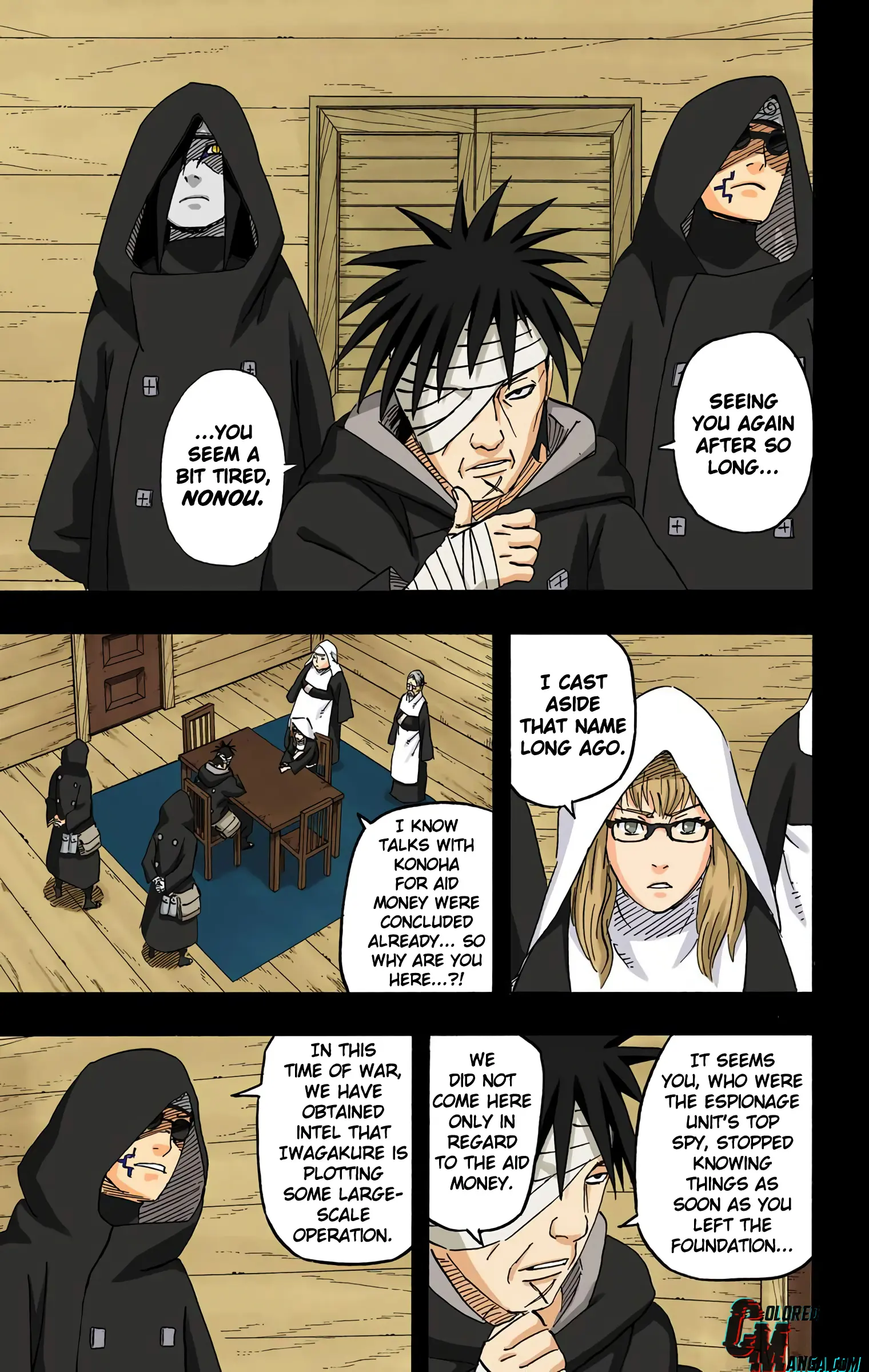 Naruto Colored Manga Online, chapter 583, page 3