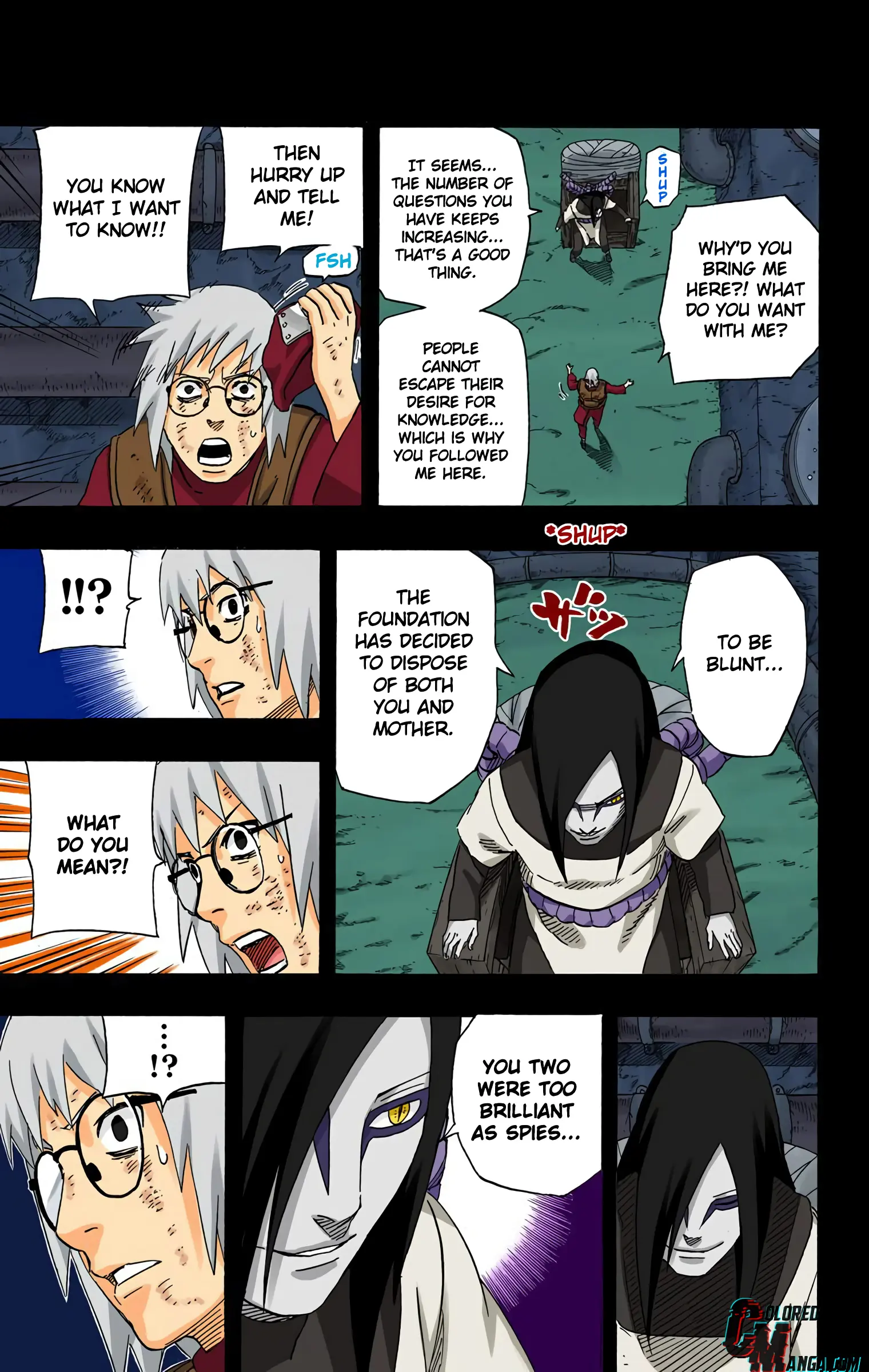 Naruto Colored Manga Online, chapter 584, page 3