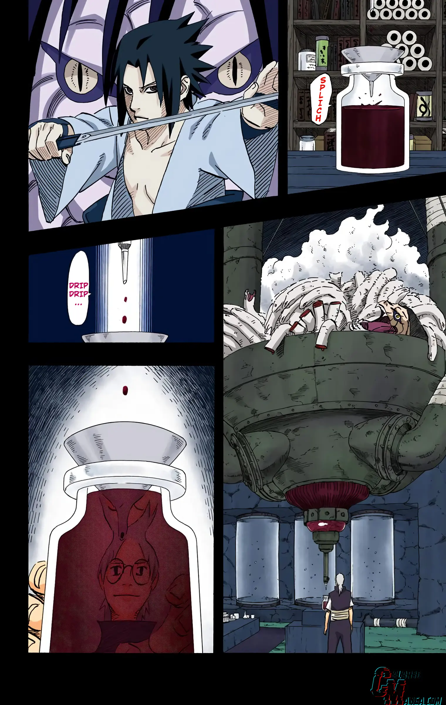 Naruto Colored Manga Online, chapter 584, page 16