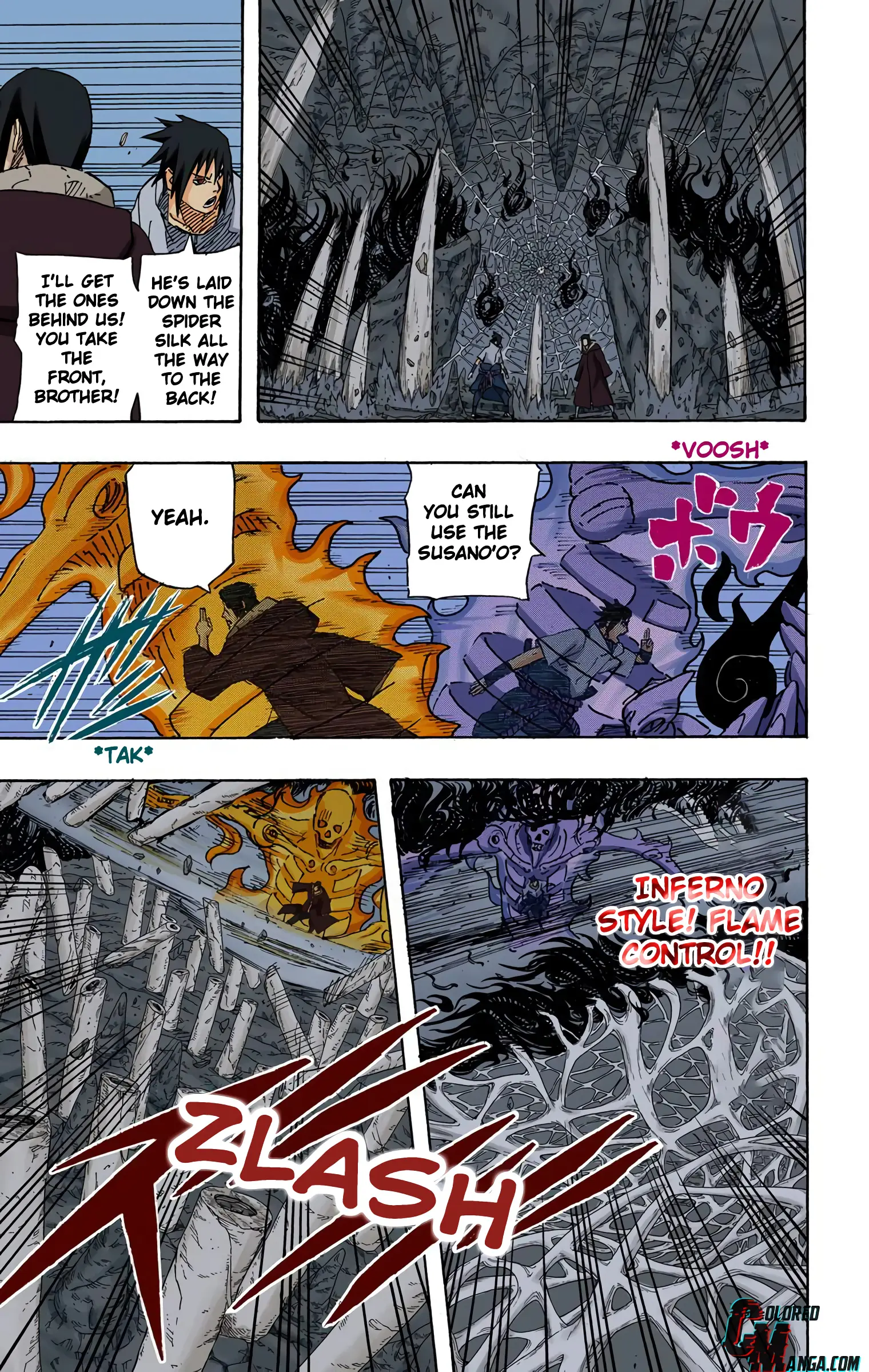 Naruto Colored Manga Online, chapter 585, page 7