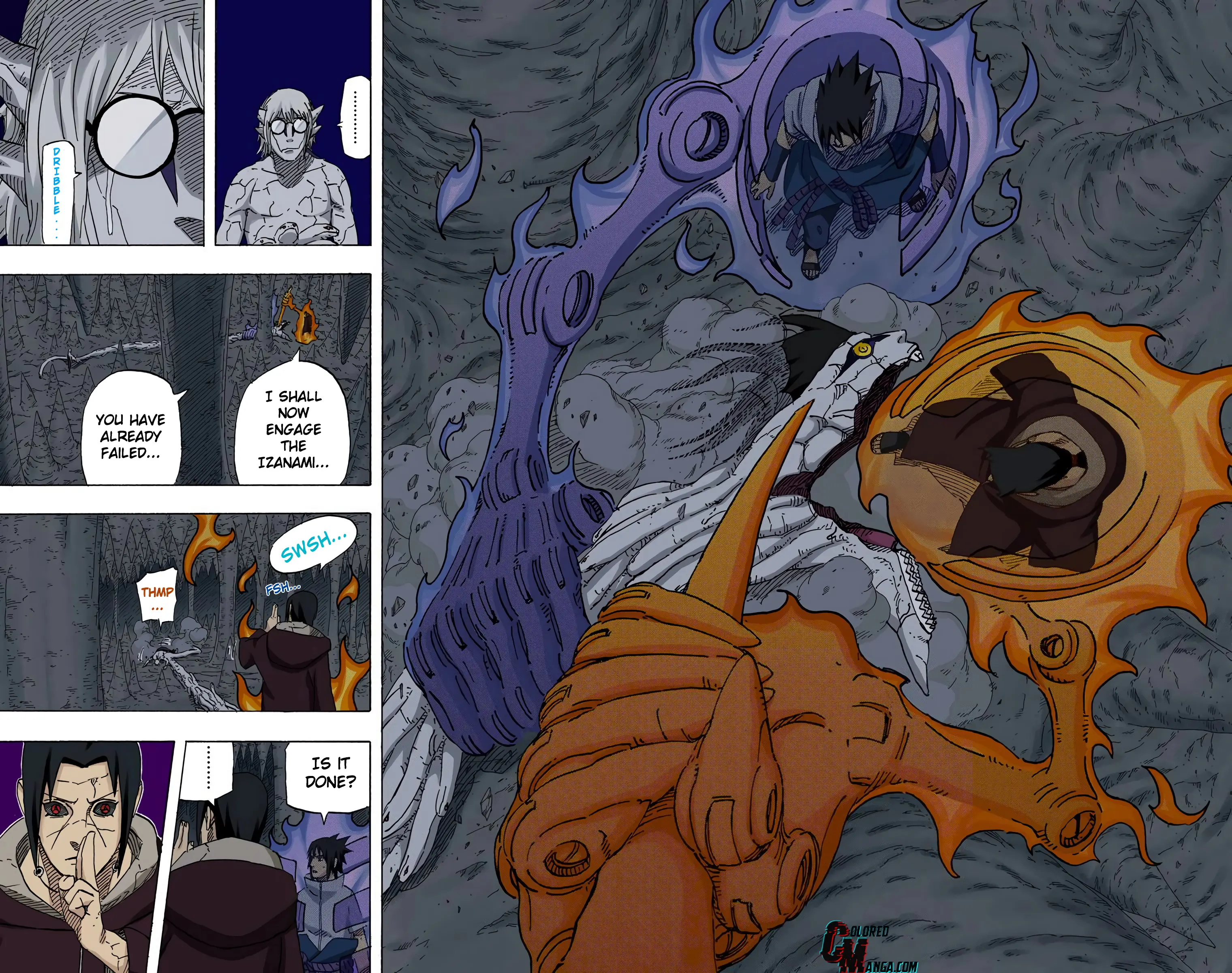 Naruto Colored Manga Online, chapter 585, page 13