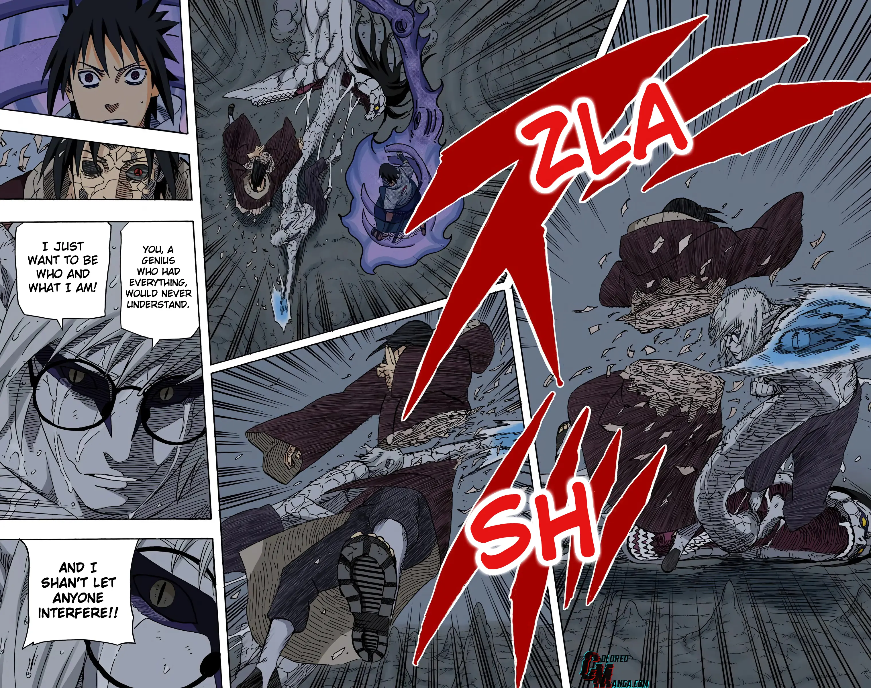 Naruto Colored Manga Online, chapter 585, page 14