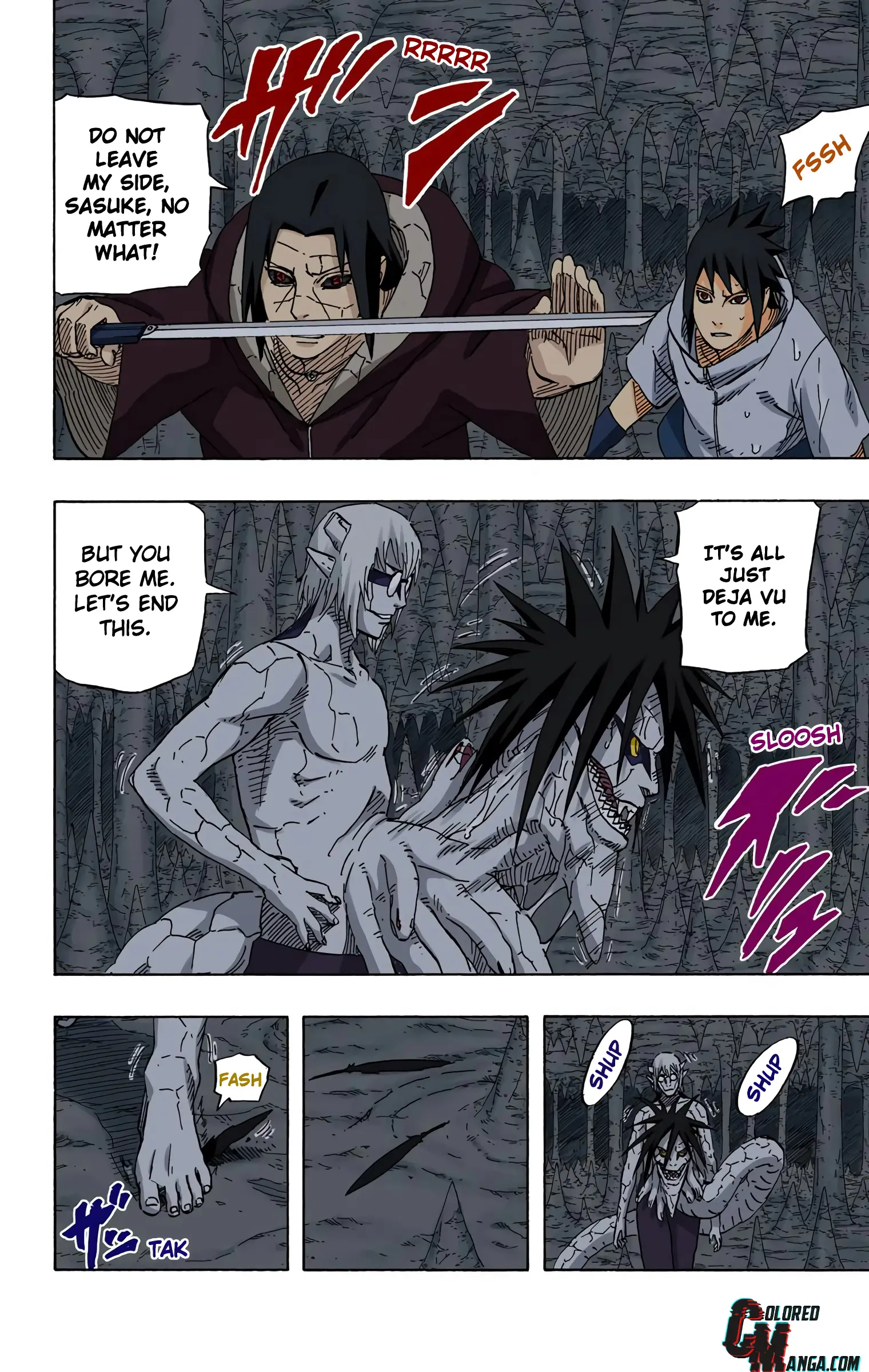 Naruto Colored Manga Online, chapter 586, page 8