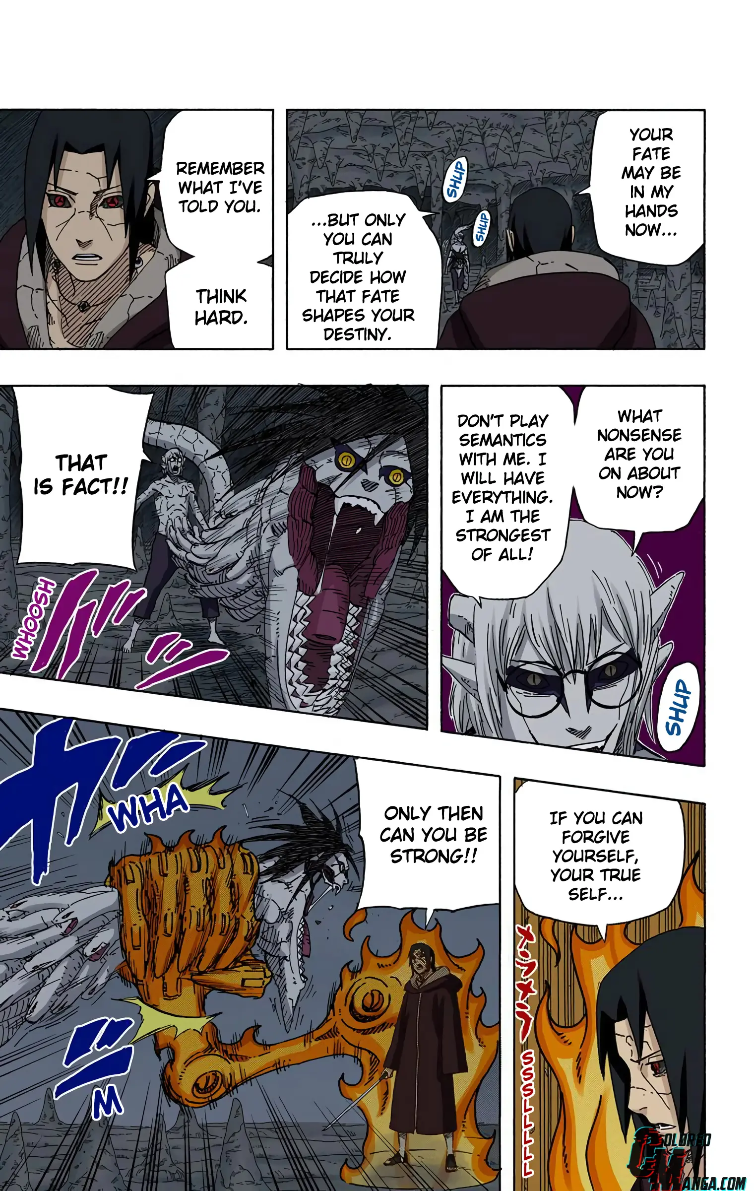 Naruto Colored Manga Online, chapter 586, page 9