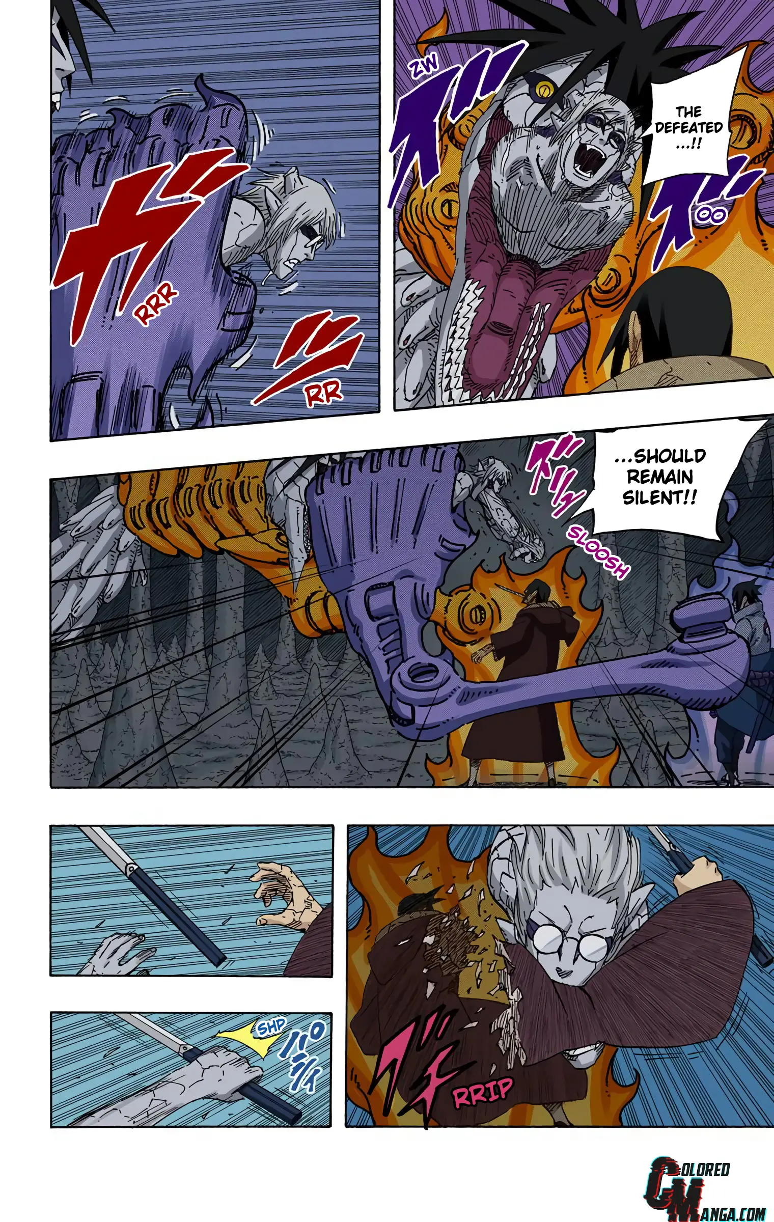 Naruto Colored Manga Online, chapter 586, page 10