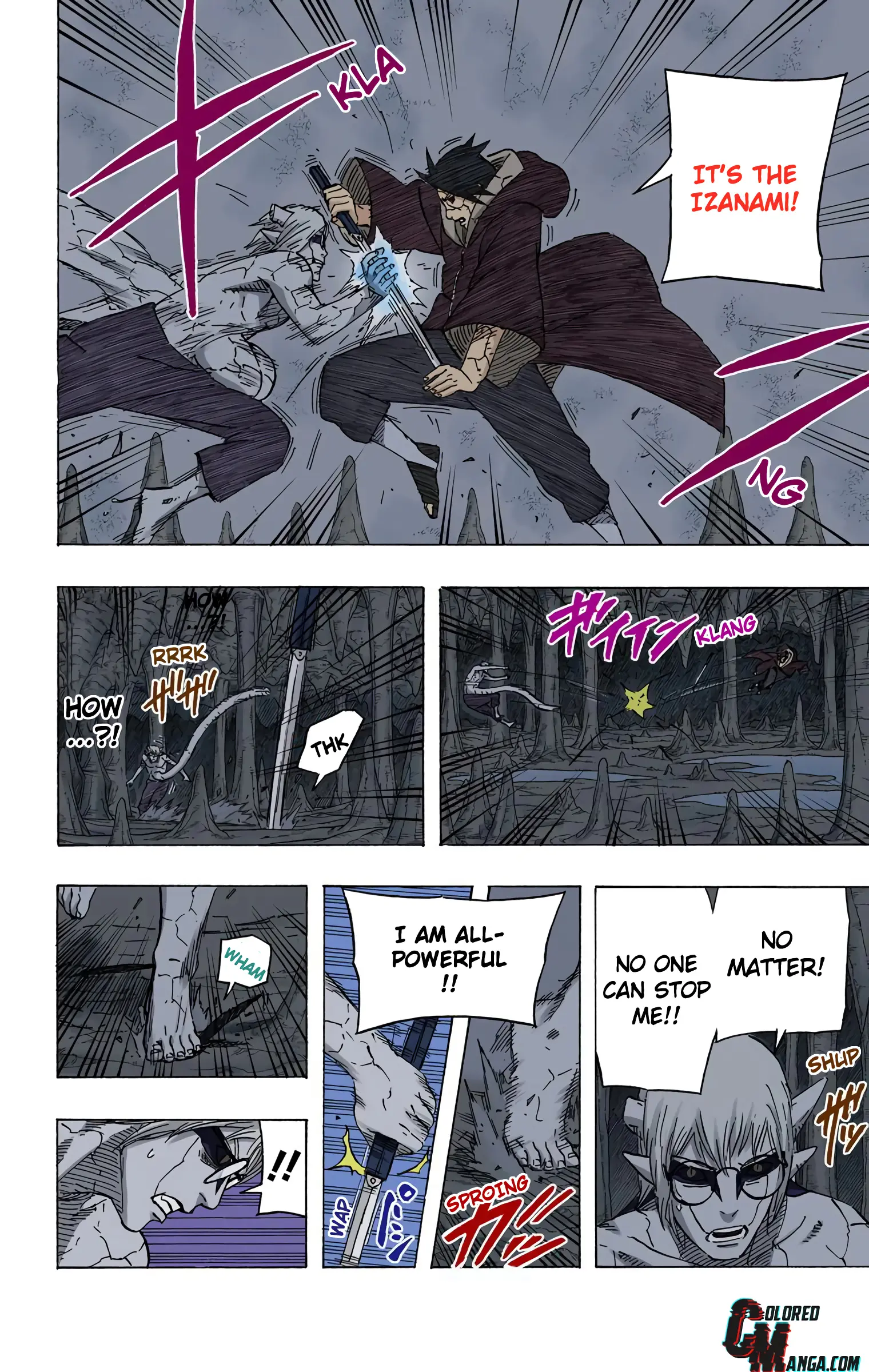Naruto Colored Manga Online, chapter 586, page 14