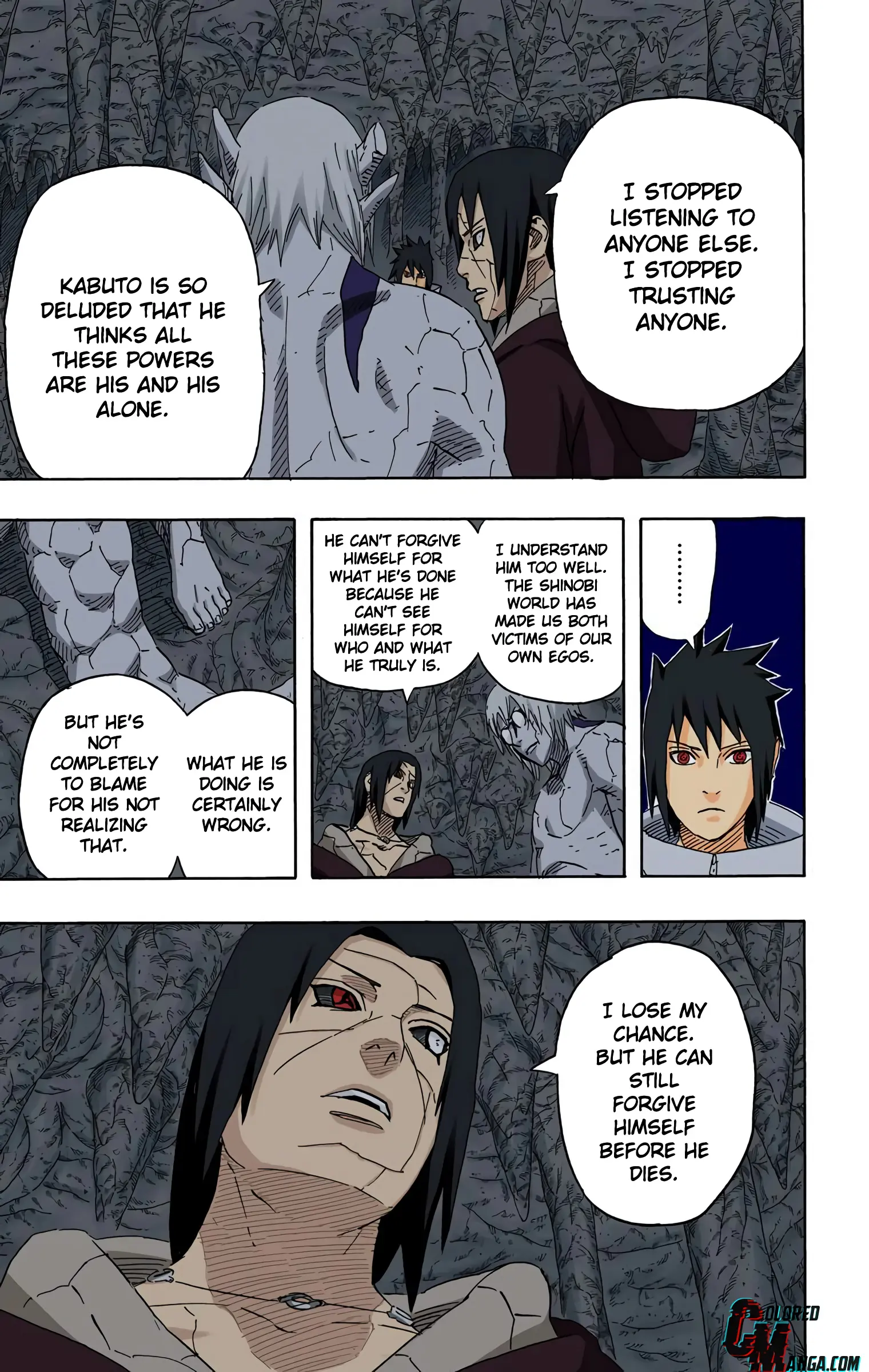 Naruto Colored Manga Online, chapter 587, page 7