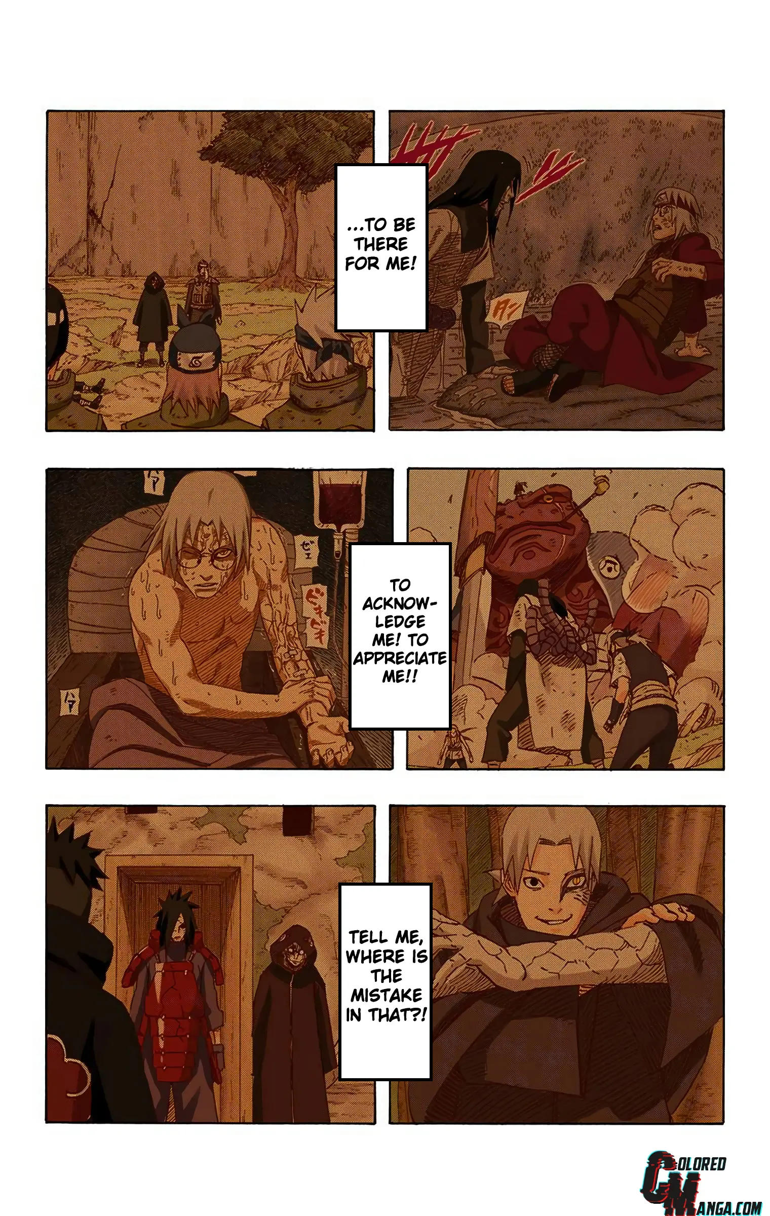 Naruto Colored Manga Online, chapter 587, page 13