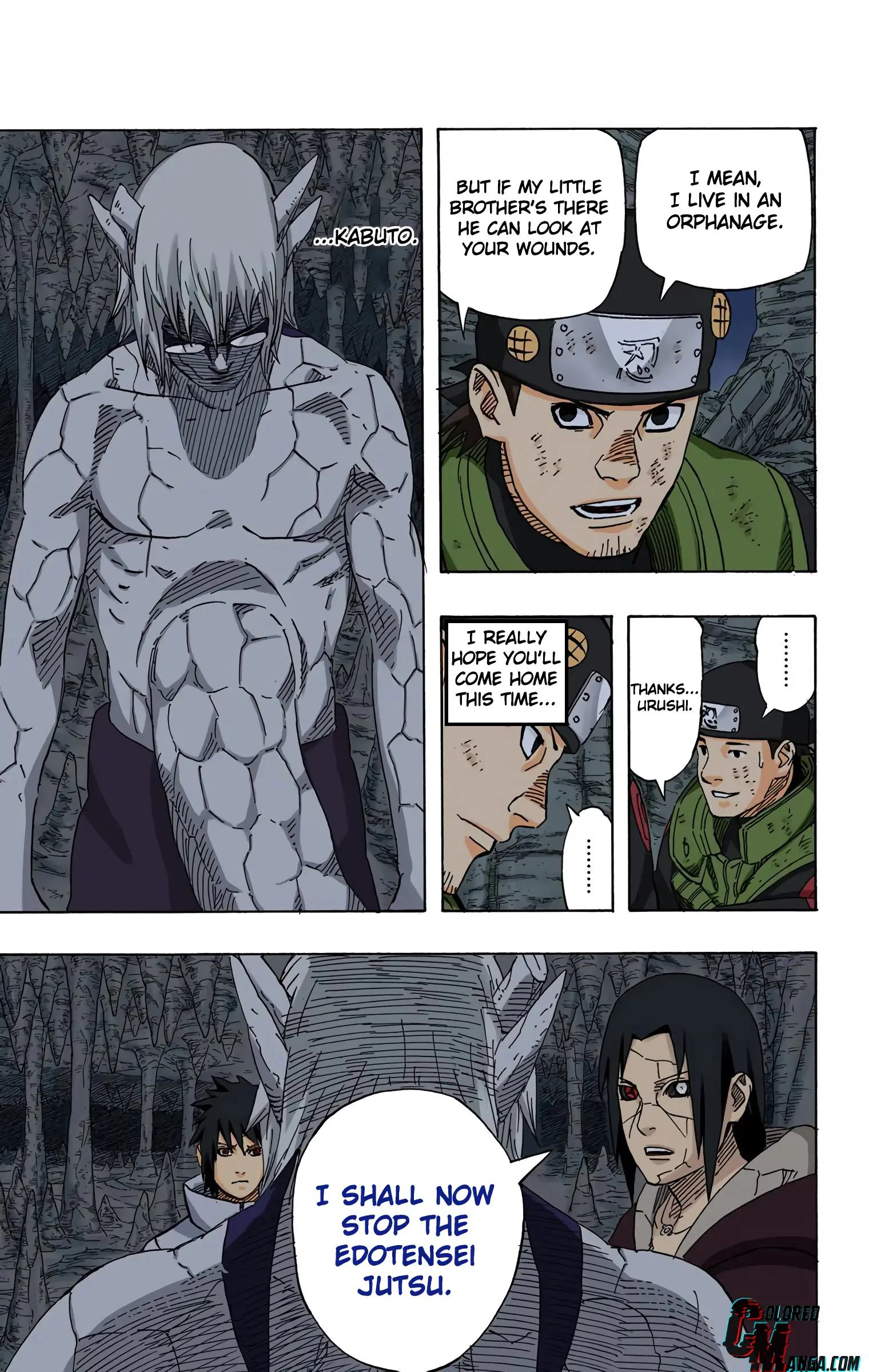 Naruto Colored Manga Online, chapter 587, page 16