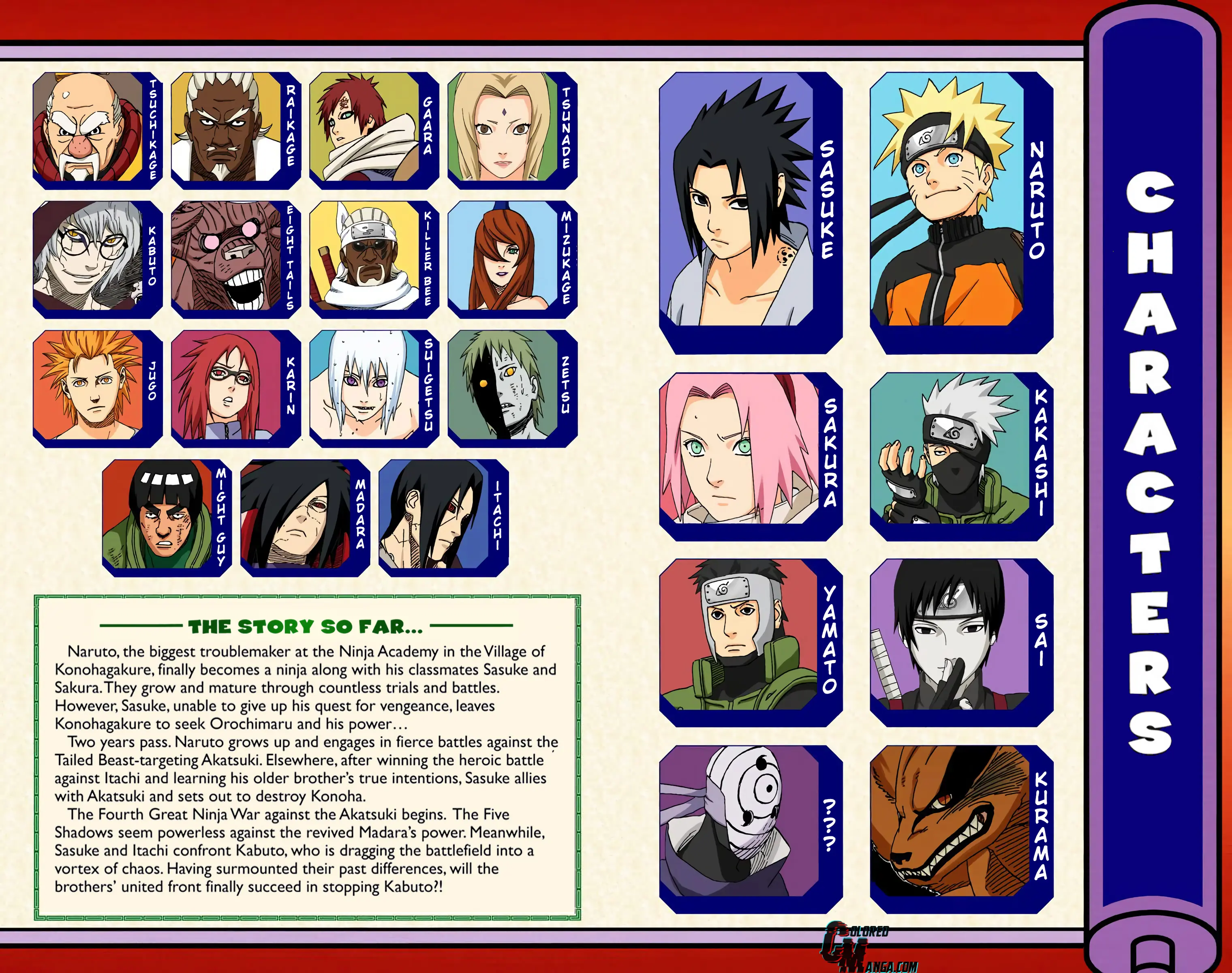 Naruto Colored Manga Online, chapter 588, page 3