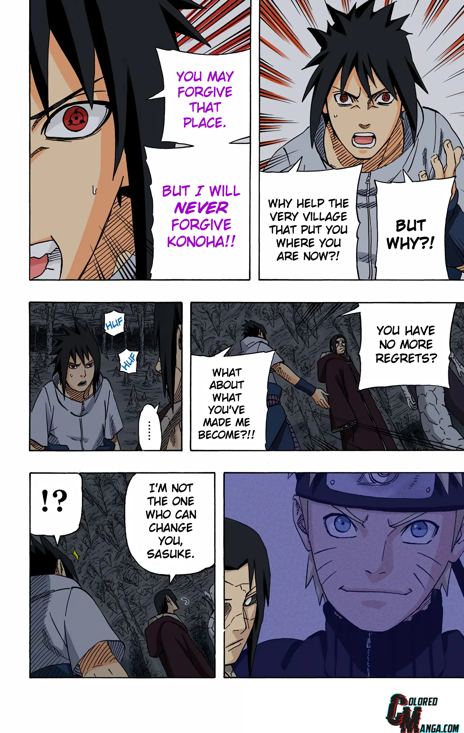 Naruto Colored Manga Online, chapter 588, page 6
