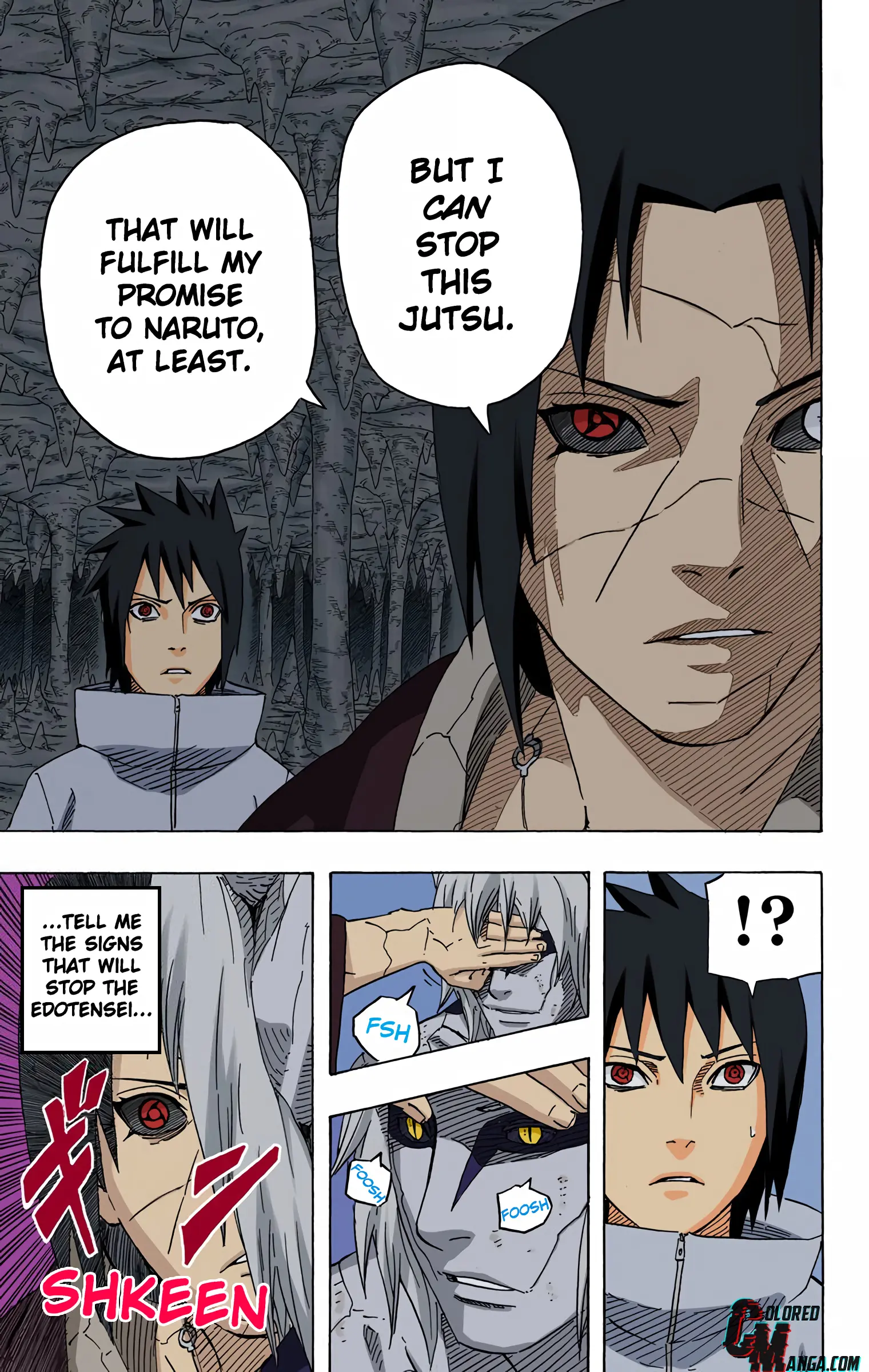 Naruto Colored Manga Online, chapter 588, page 7