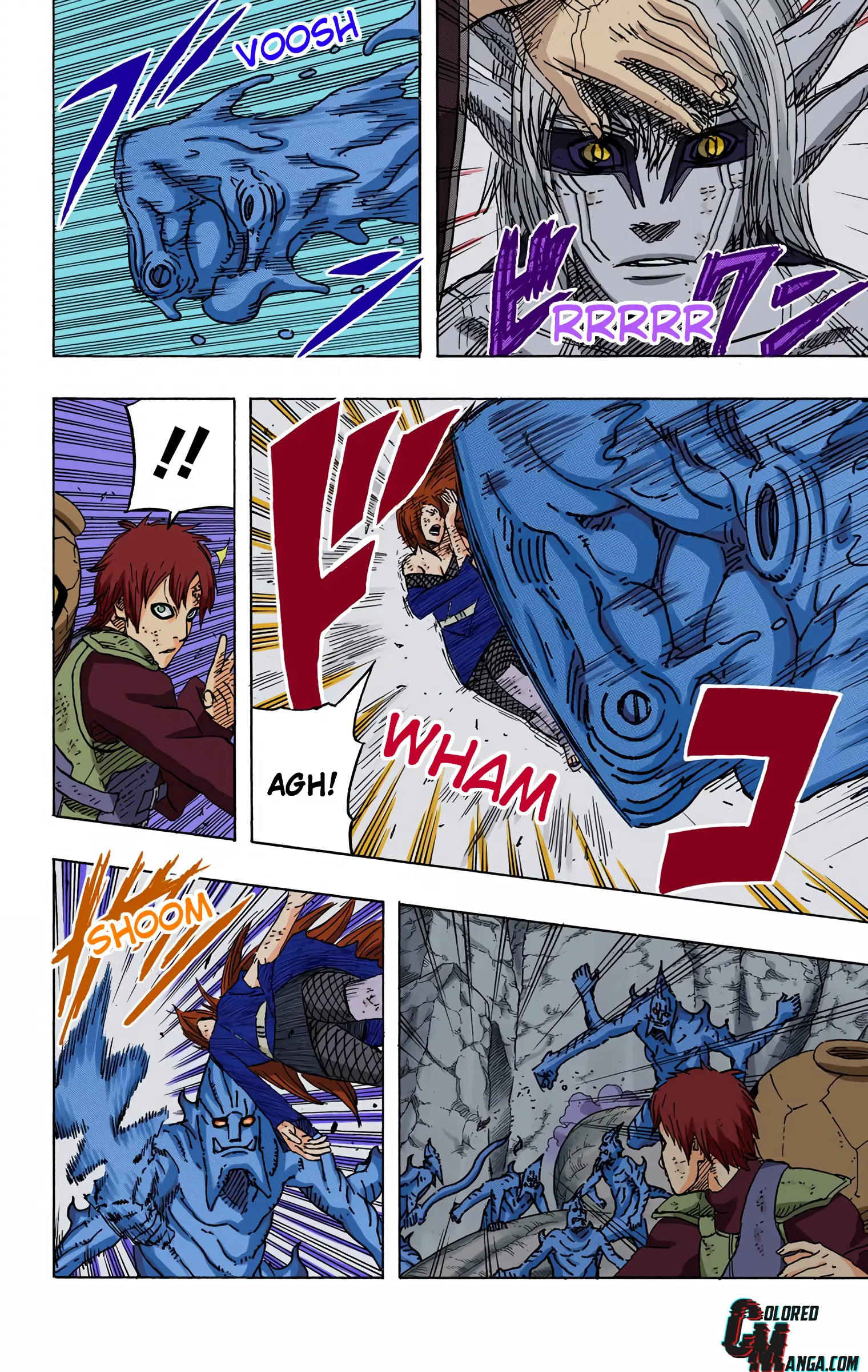 Naruto Colored Manga Online, chapter 588, page 8