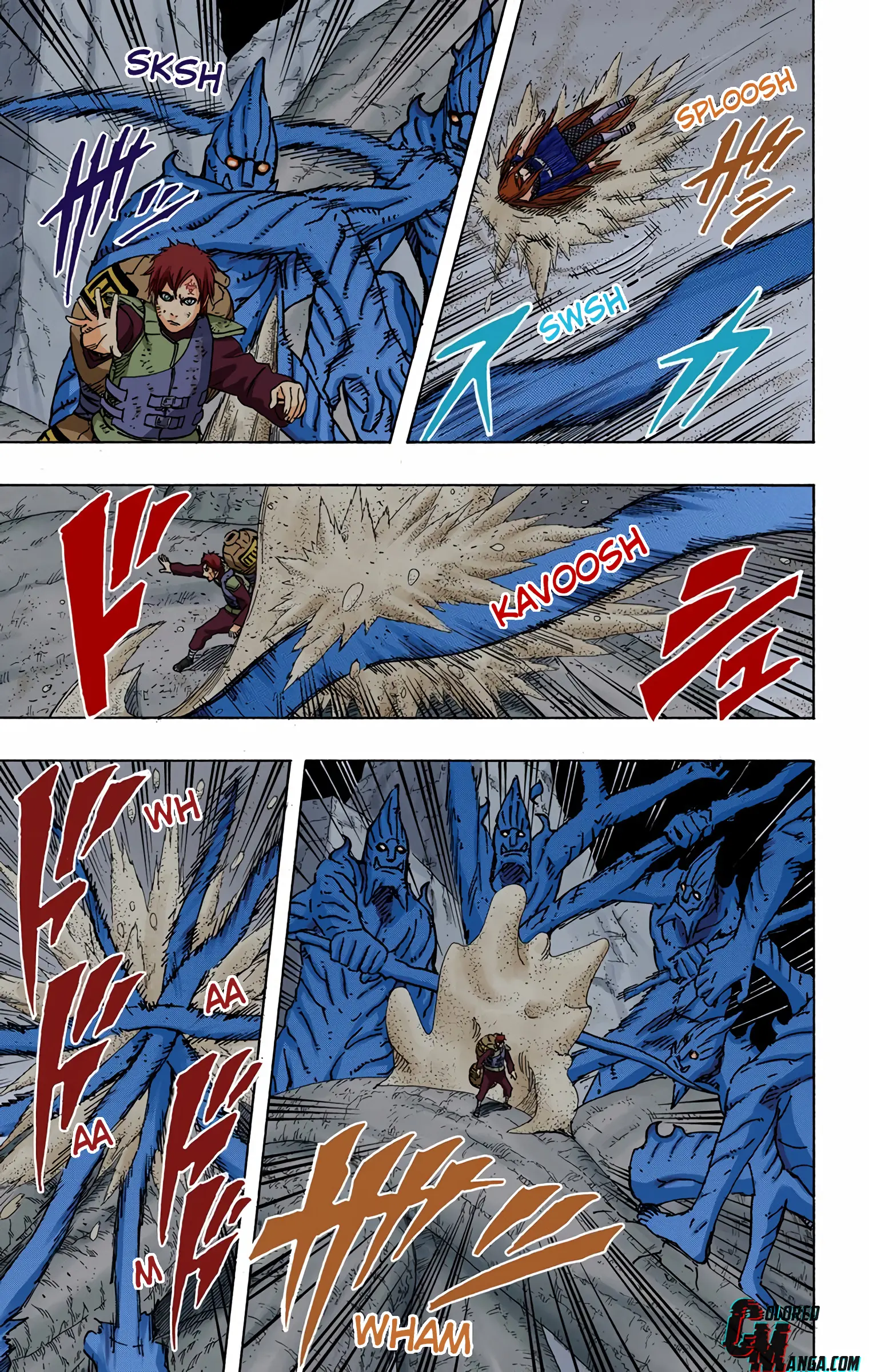 Naruto Colored Manga Online, chapter 588, page 9