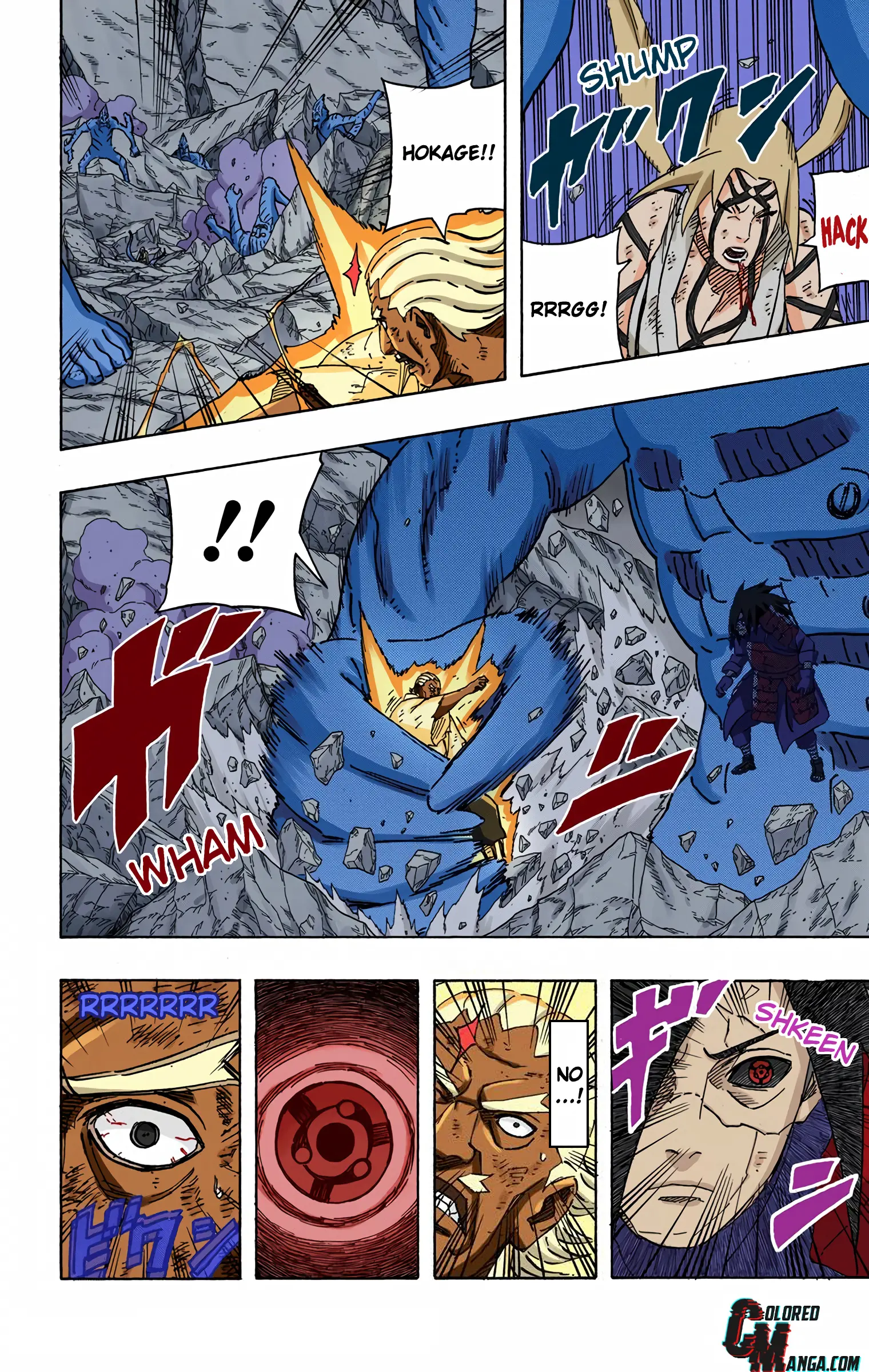 Naruto Colored Manga Online, chapter 588, page 12
