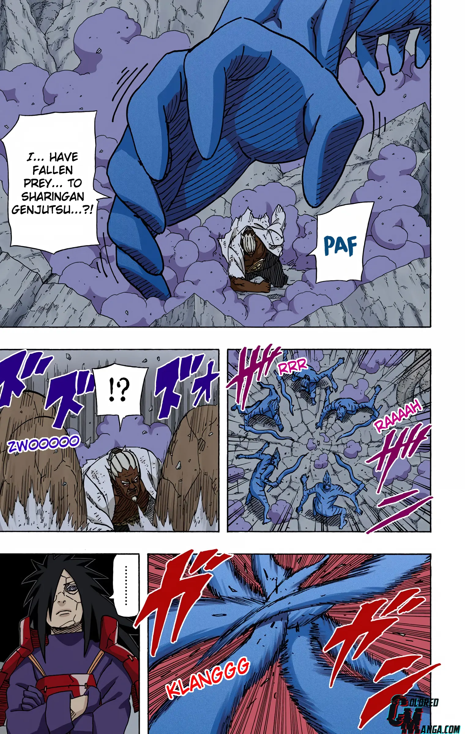 Naruto Colored Manga Online, chapter 588, page 13