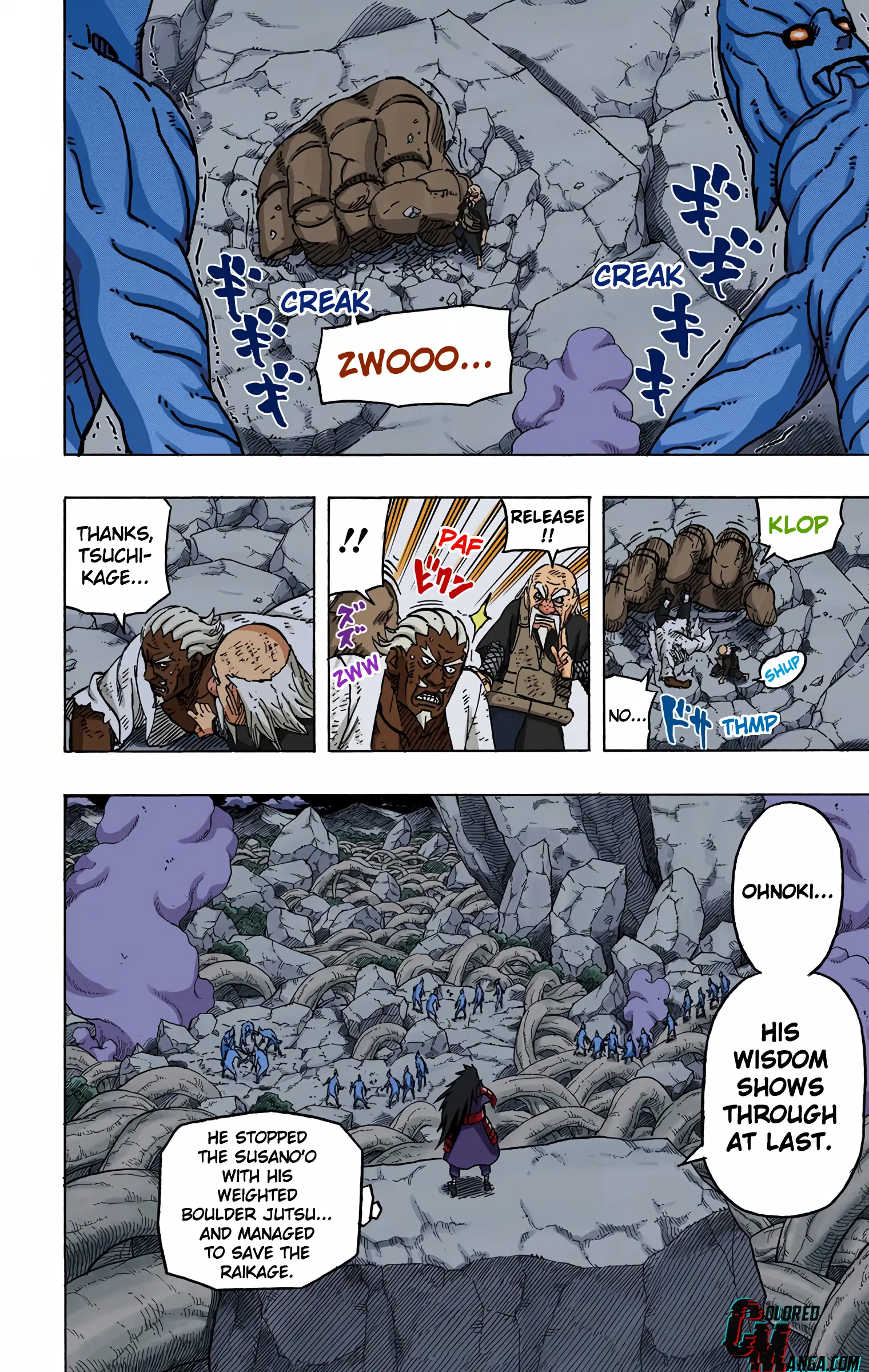 Naruto Colored Manga Online, chapter 588, page 14