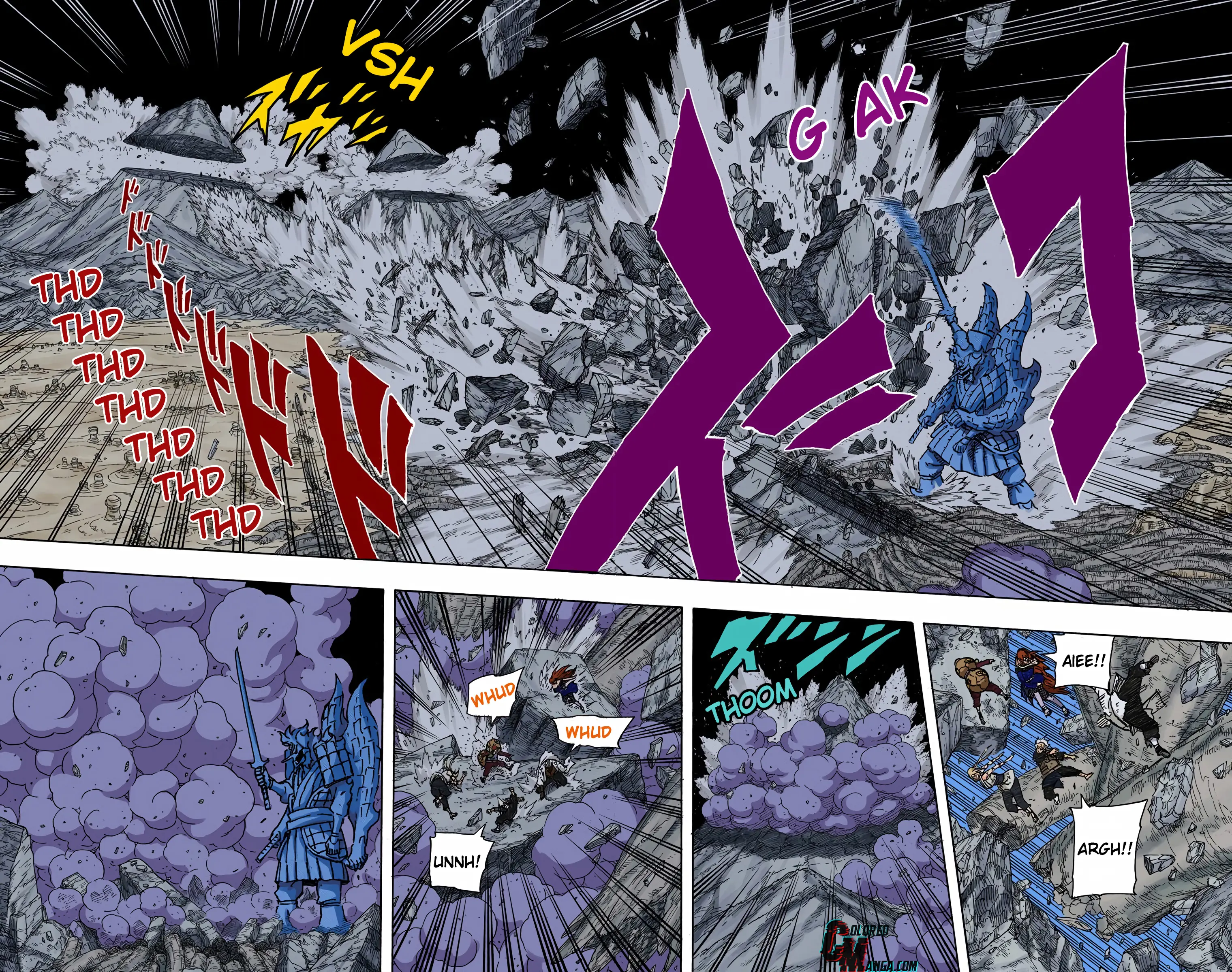 Naruto Colored Manga Online, chapter 589, page 3