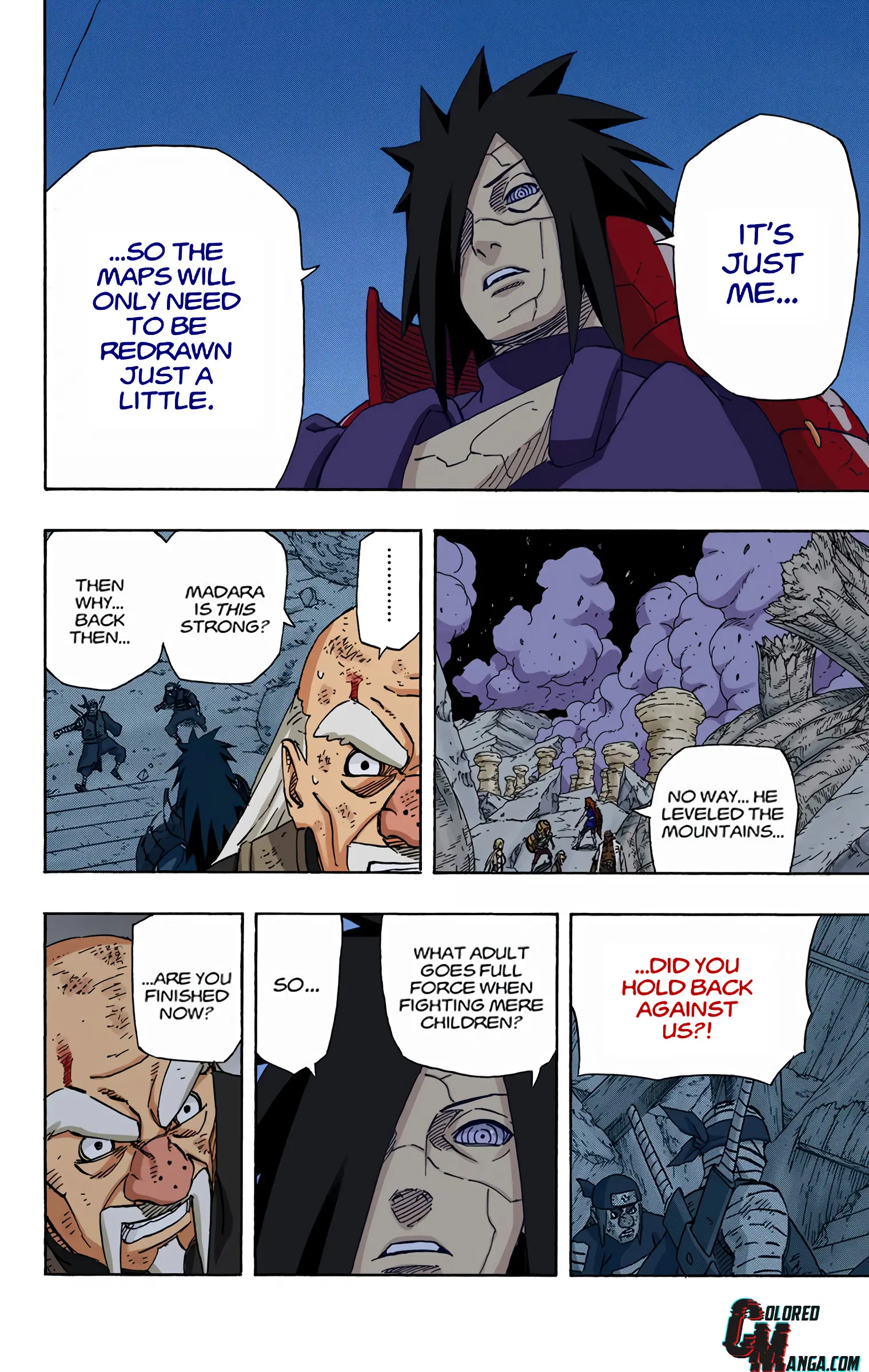 Naruto Colored Manga Online, chapter 589, page 4