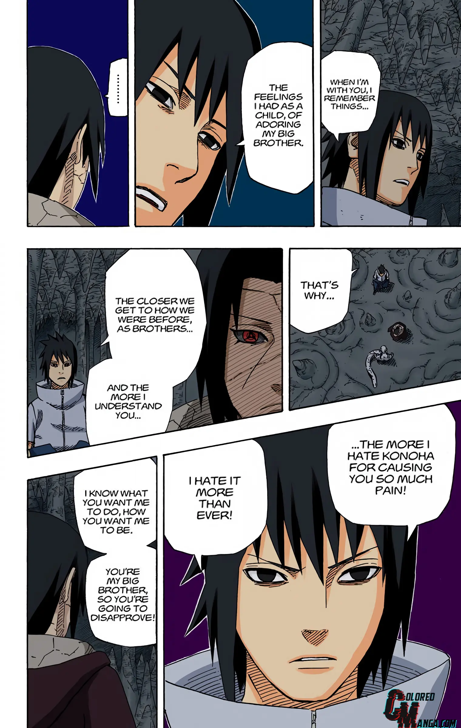 Naruto Colored Manga Online, chapter 589, page 8