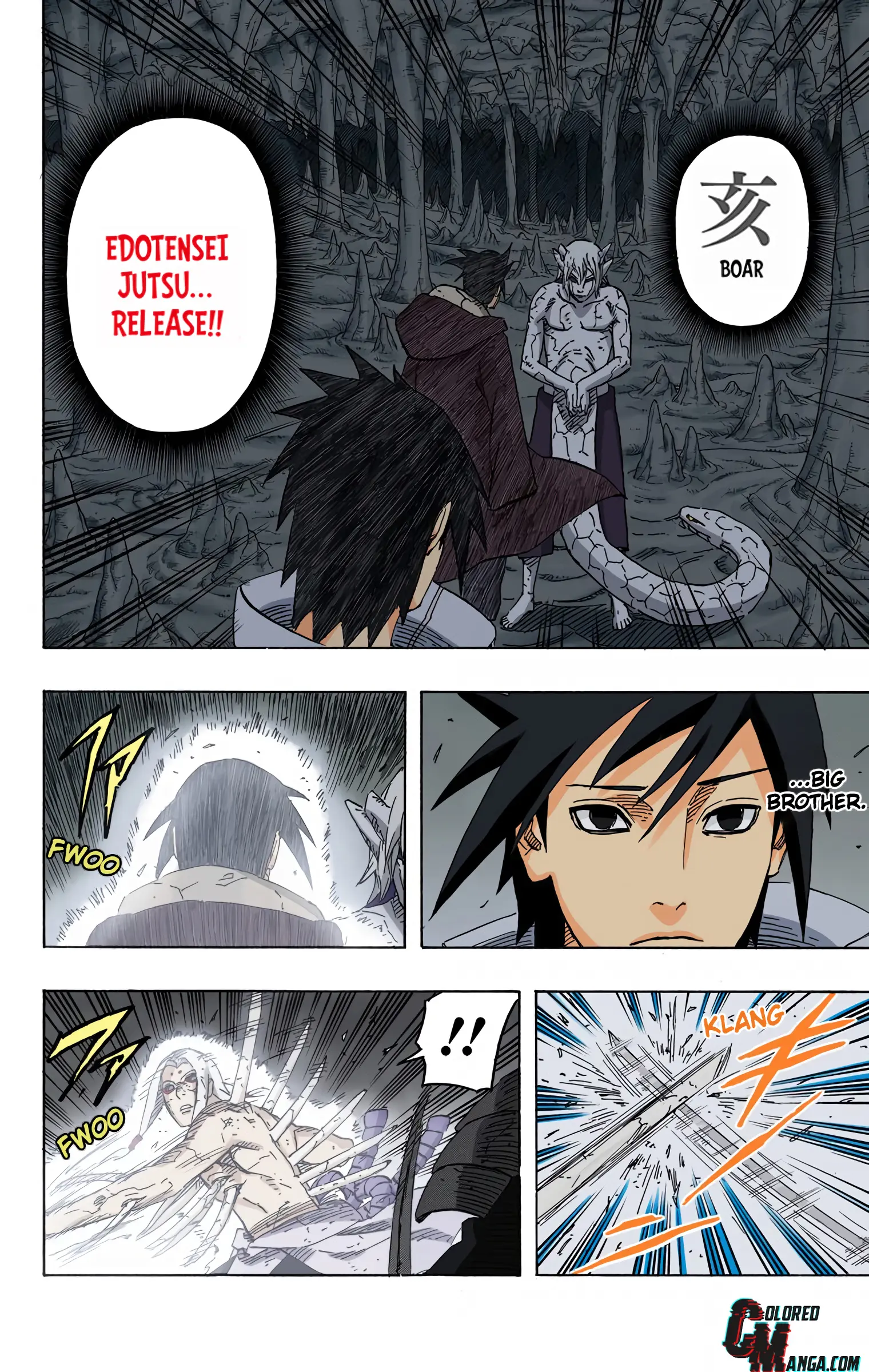 Naruto Colored Manga Online, chapter 589, page 10