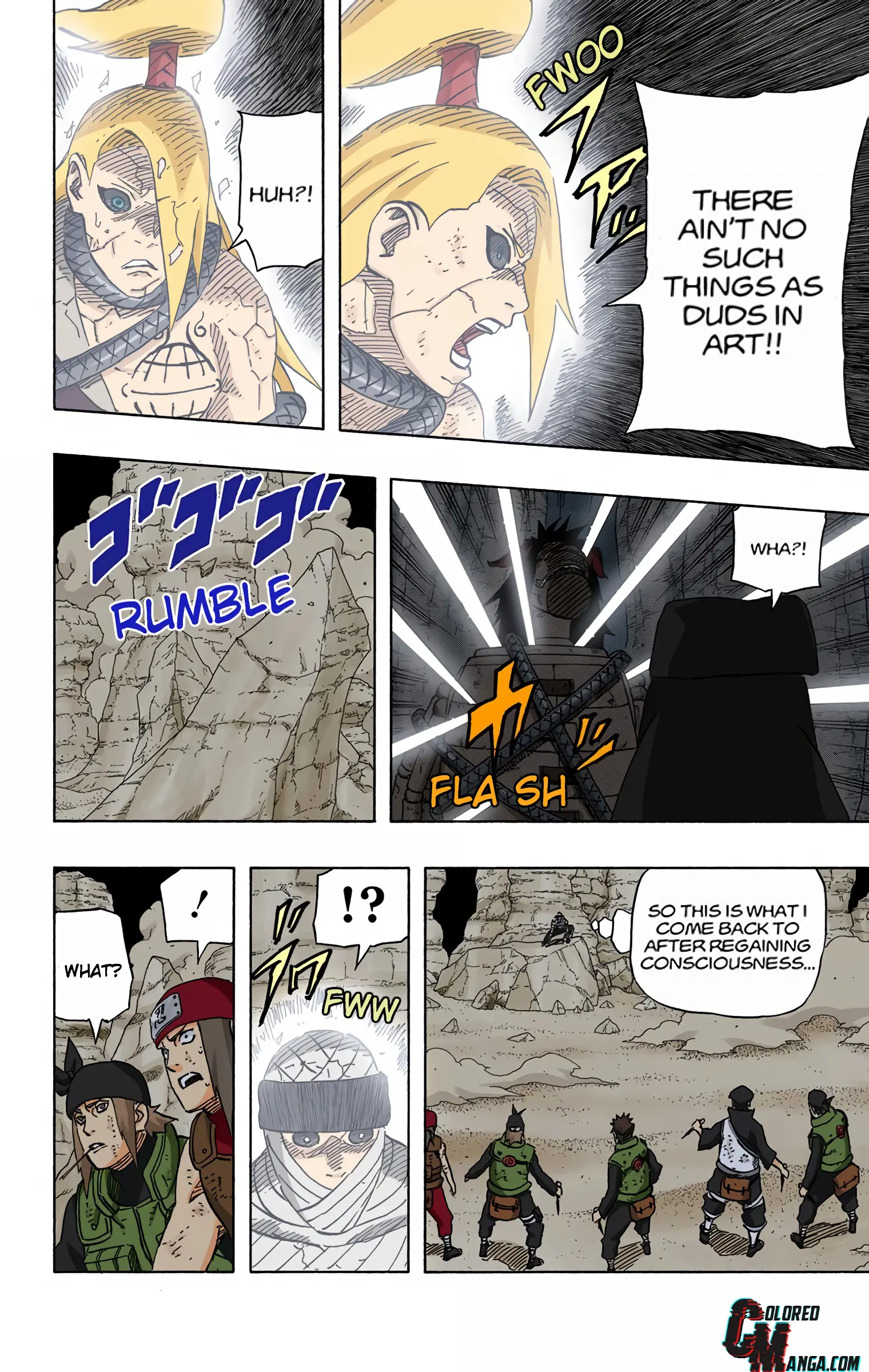 Naruto Colored Manga Online, chapter 589, page 12