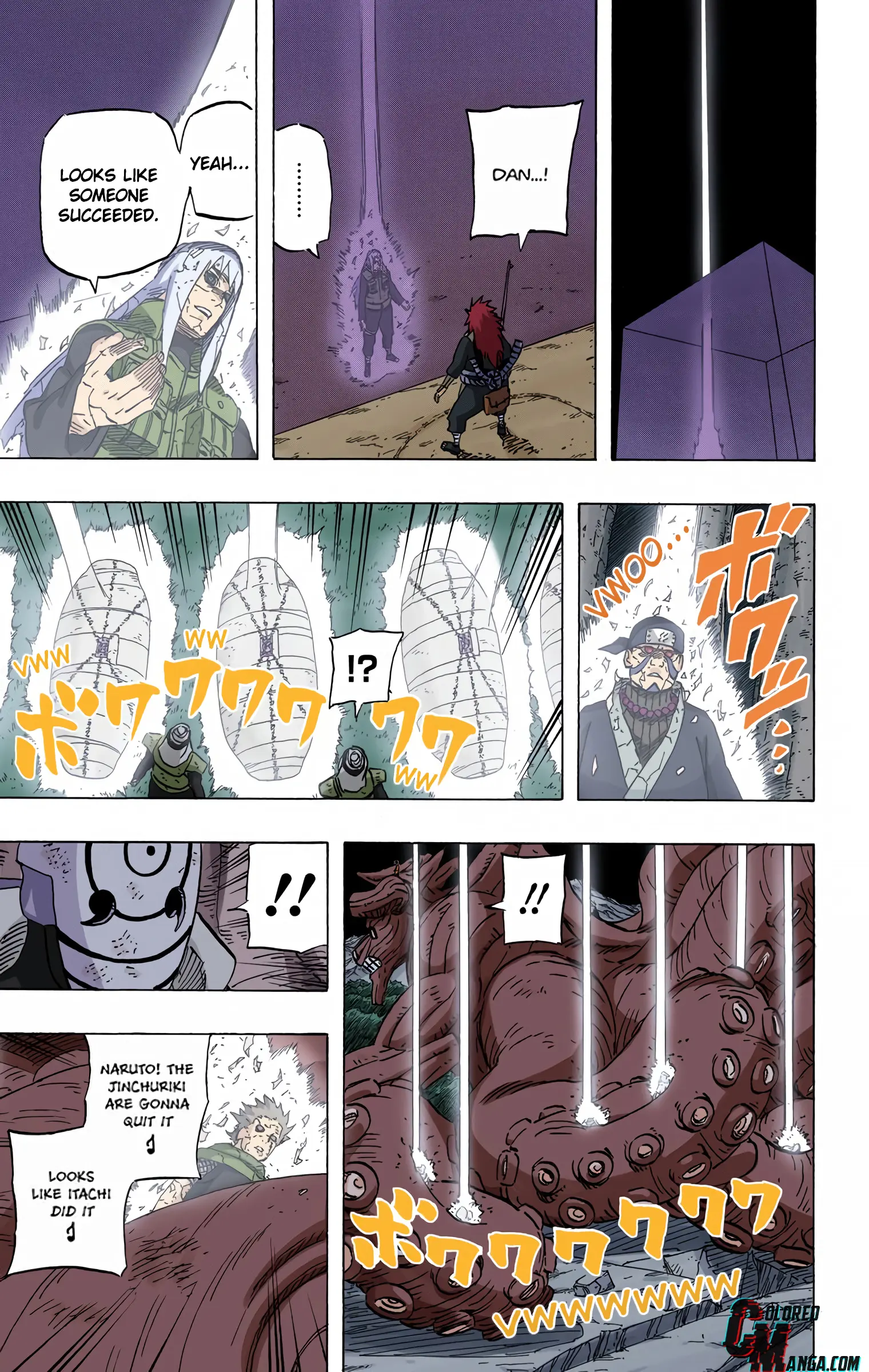 Naruto Colored Manga Online, chapter 589, page 13