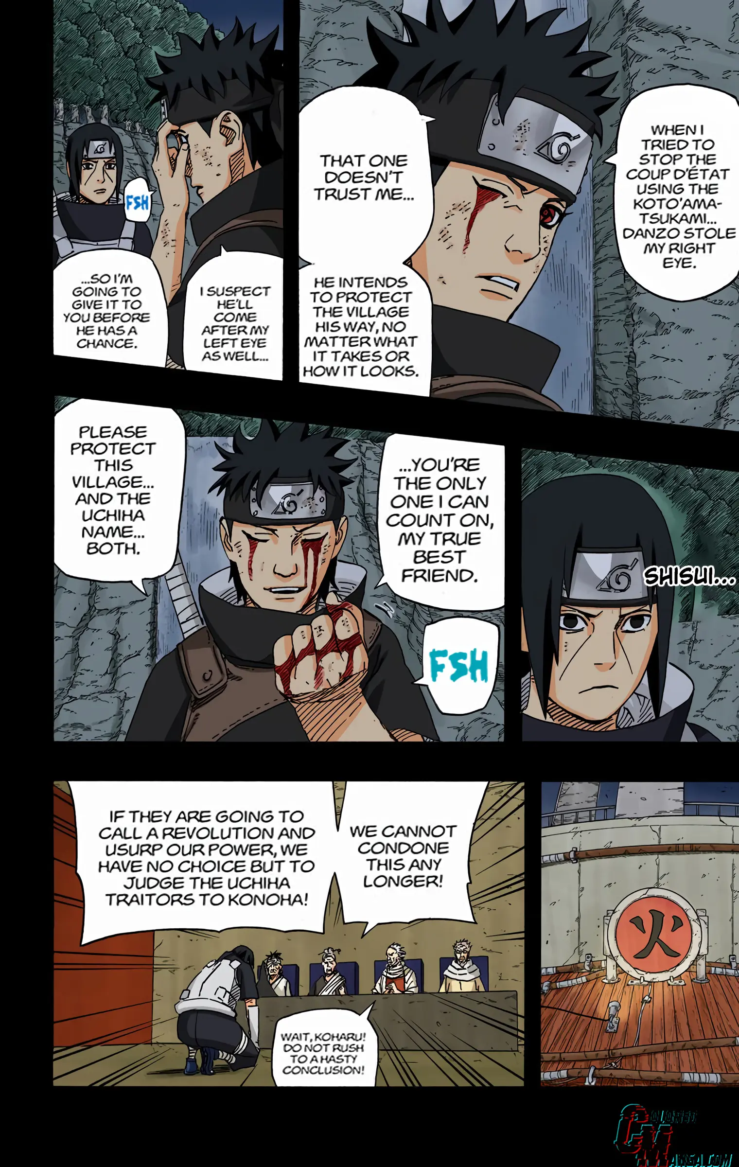 Naruto Colored Manga Online, chapter 590, page 6