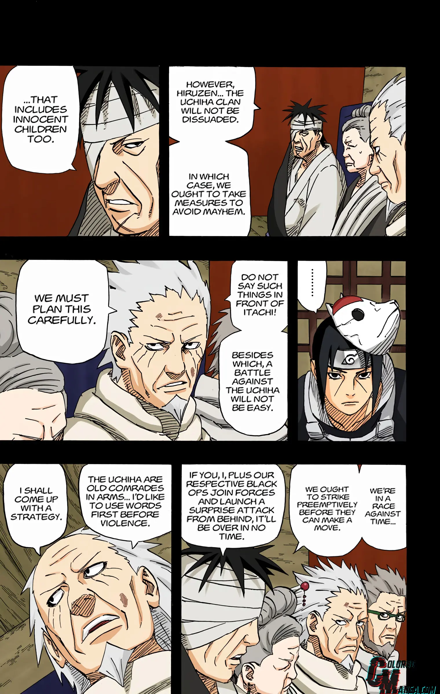 Naruto Colored Manga Online, chapter 590, page 7