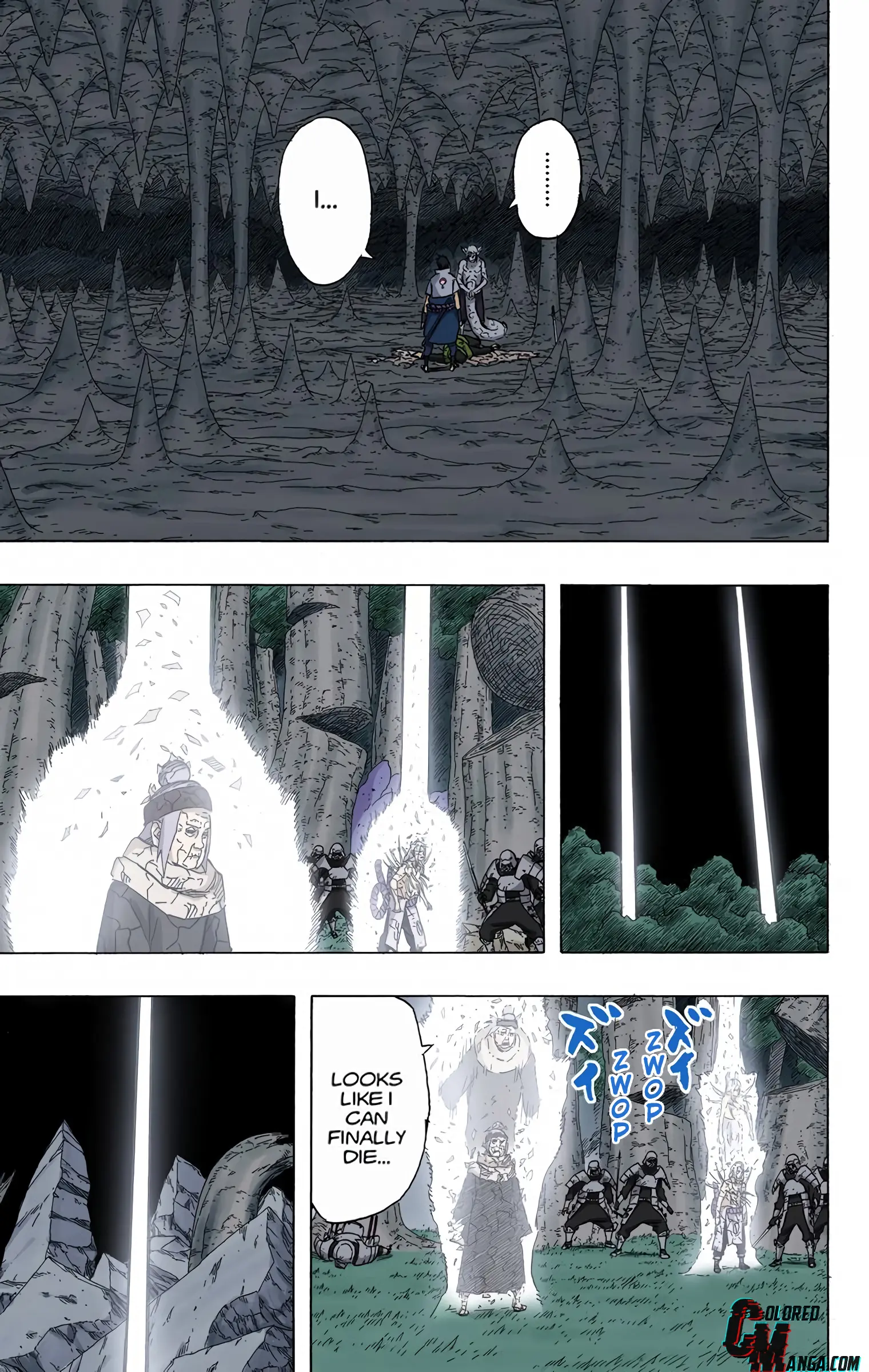 Naruto Colored Manga Online, chapter 591, page 2