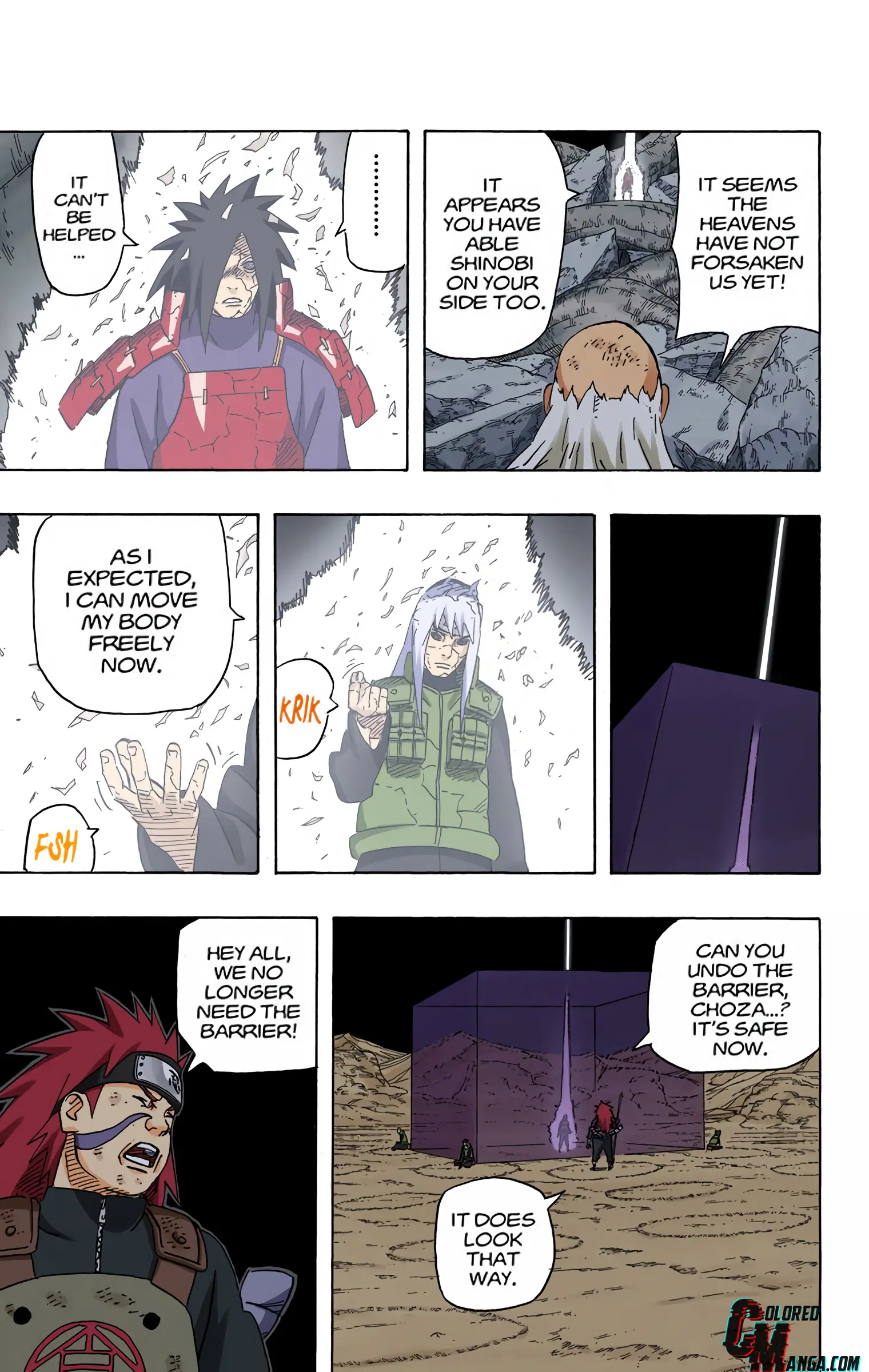 Naruto Colored Manga Online, chapter 591, page 4