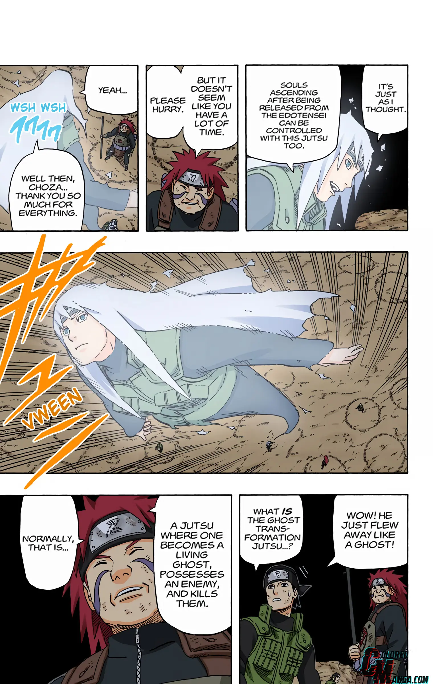 Naruto Colored Manga Online, chapter 591, page 6