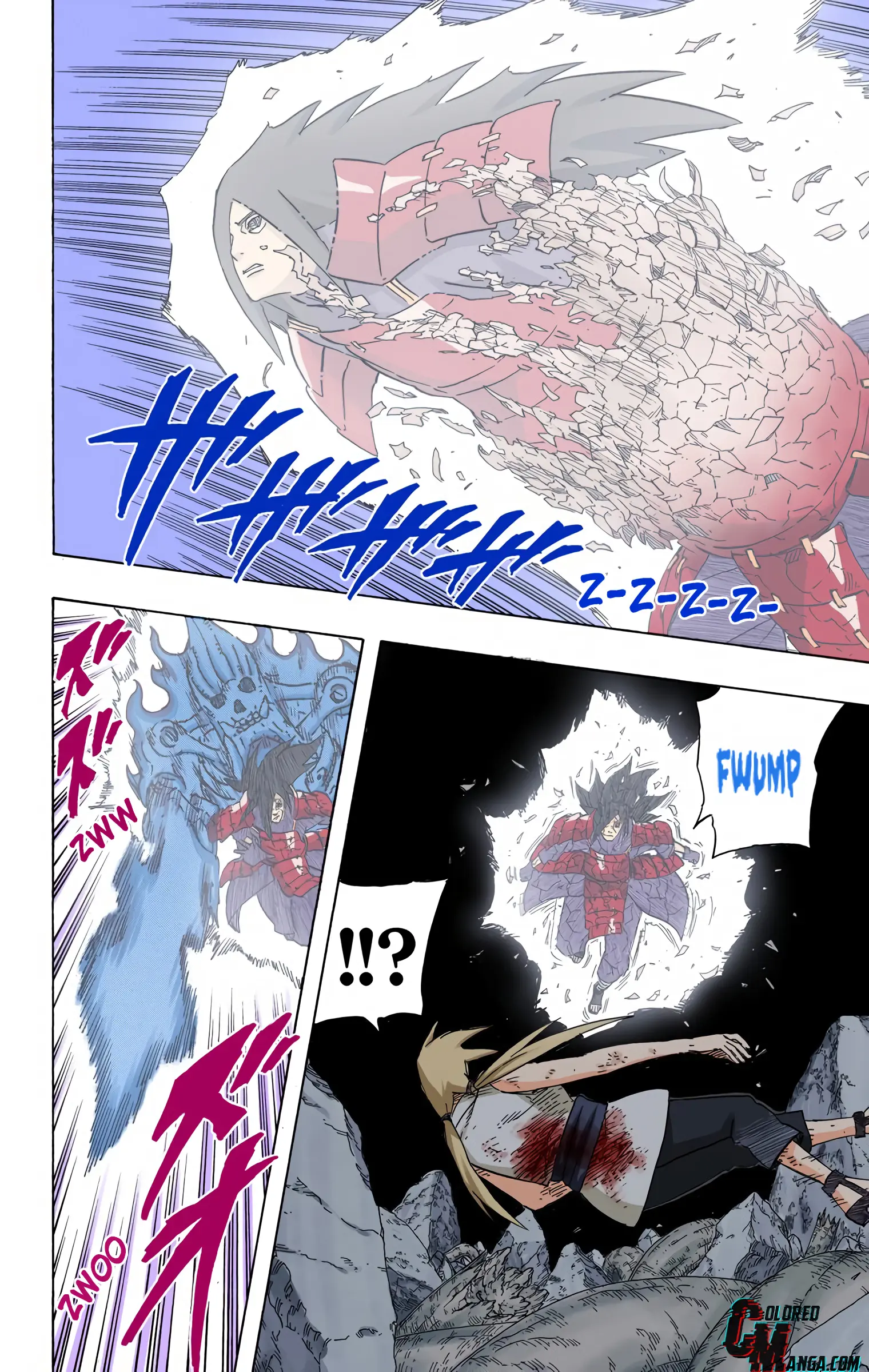 Naruto Colored Manga Online, chapter 591, page 9