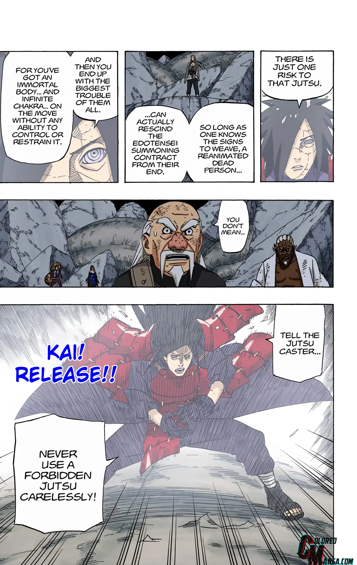 Naruto Colored Manga Online, chapter 591, page 15