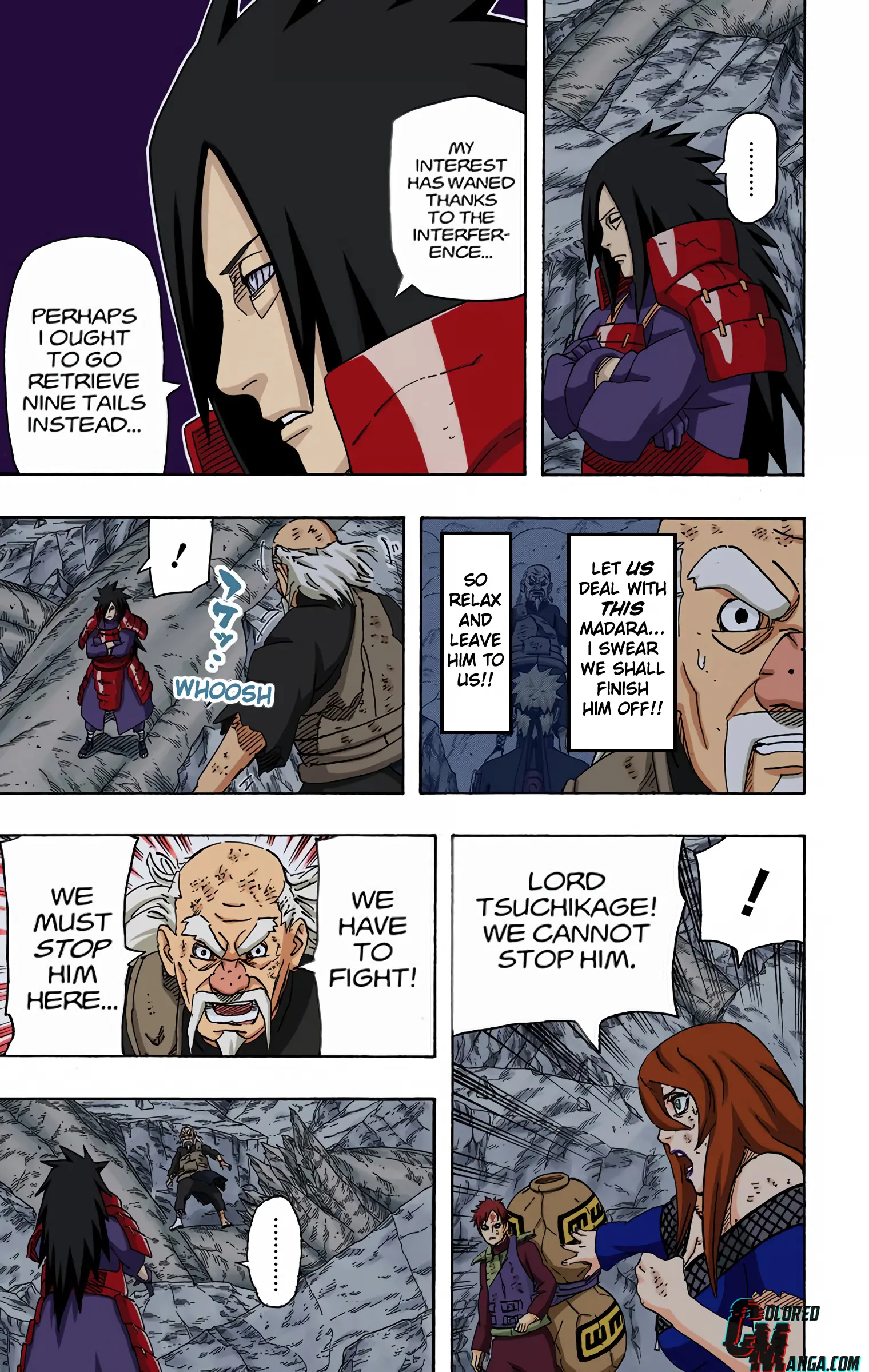 Naruto Colored Manga Online, chapter 592, page 5