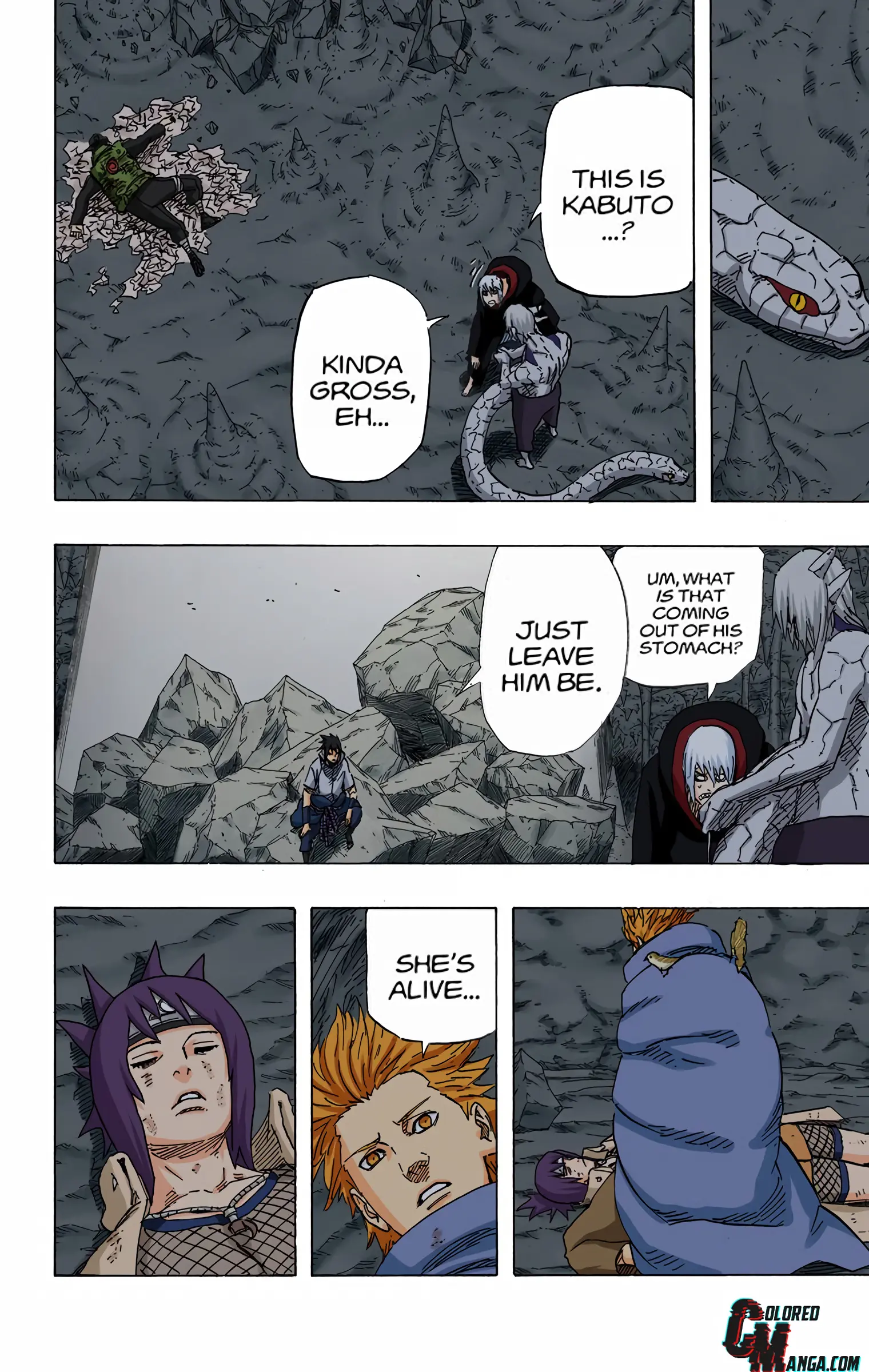 Naruto Colored Manga Online, chapter 592, page 10