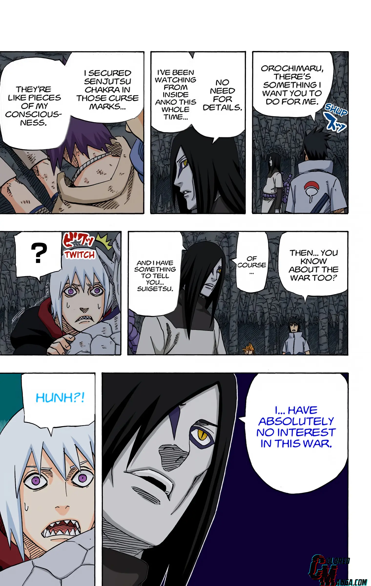 Naruto Colored Manga Online, chapter 593, page 8