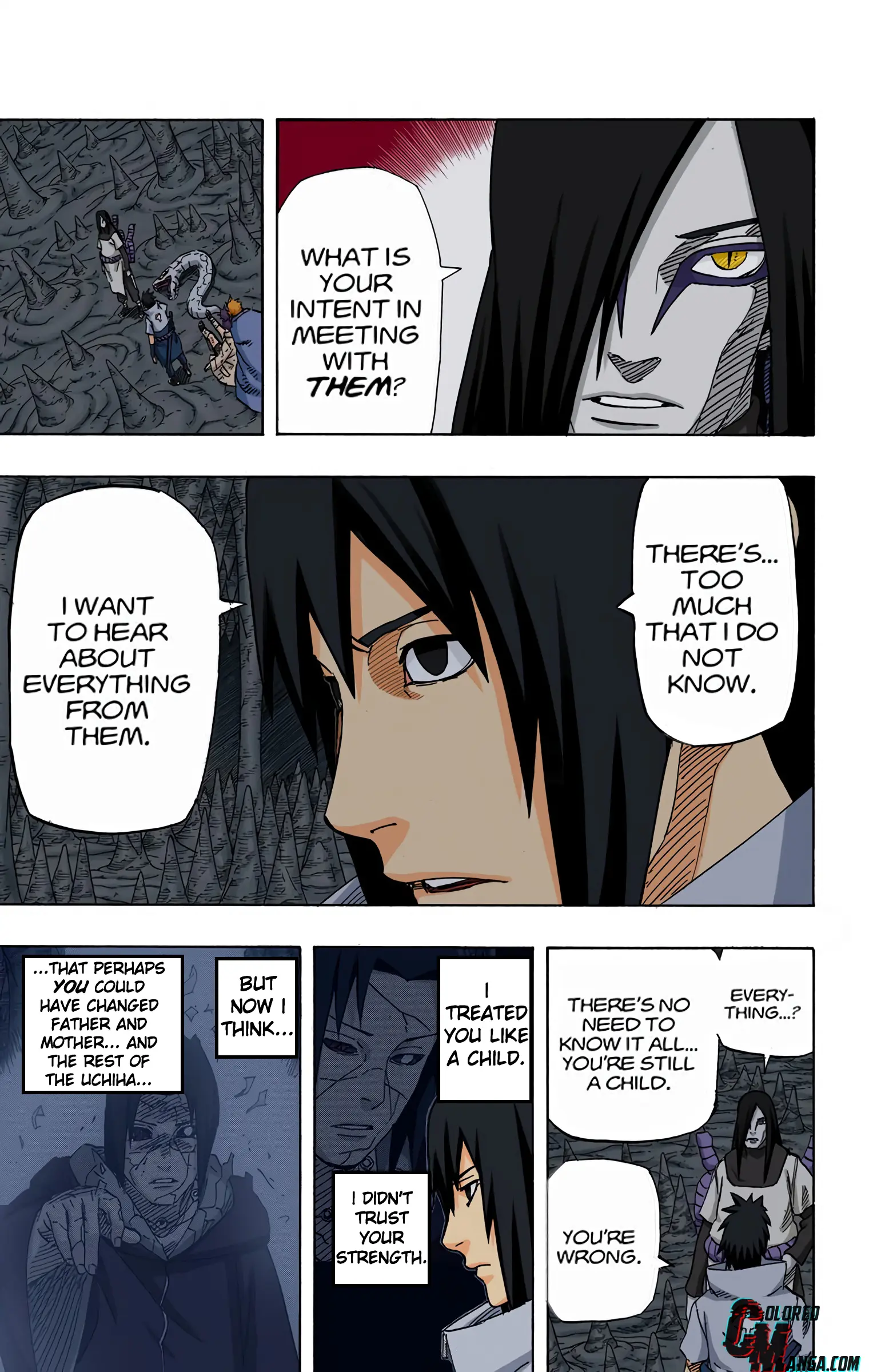 Naruto Colored Manga Online, chapter 593, page 10