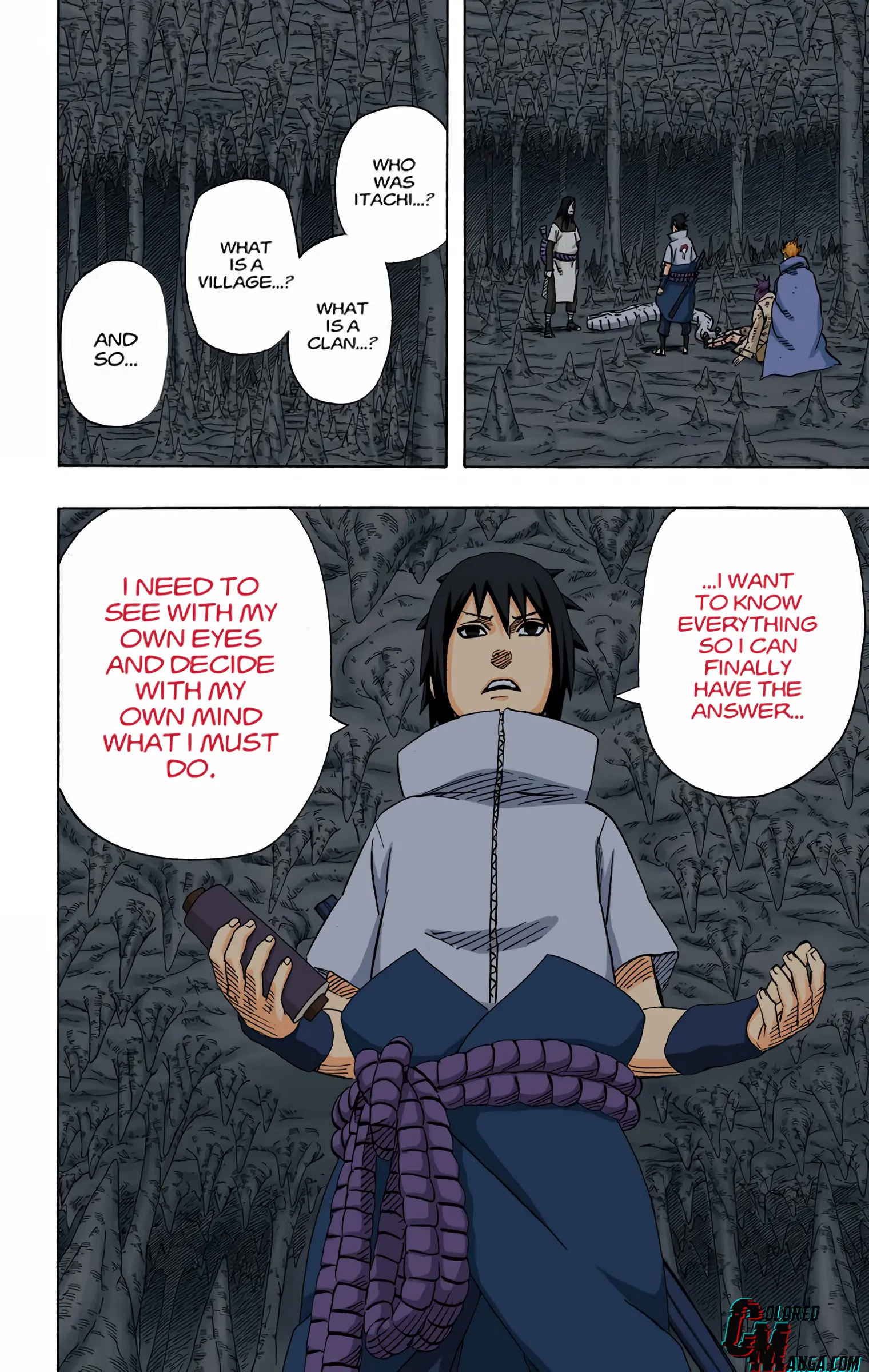 Naruto Colored Manga Online, chapter 593, page 13
