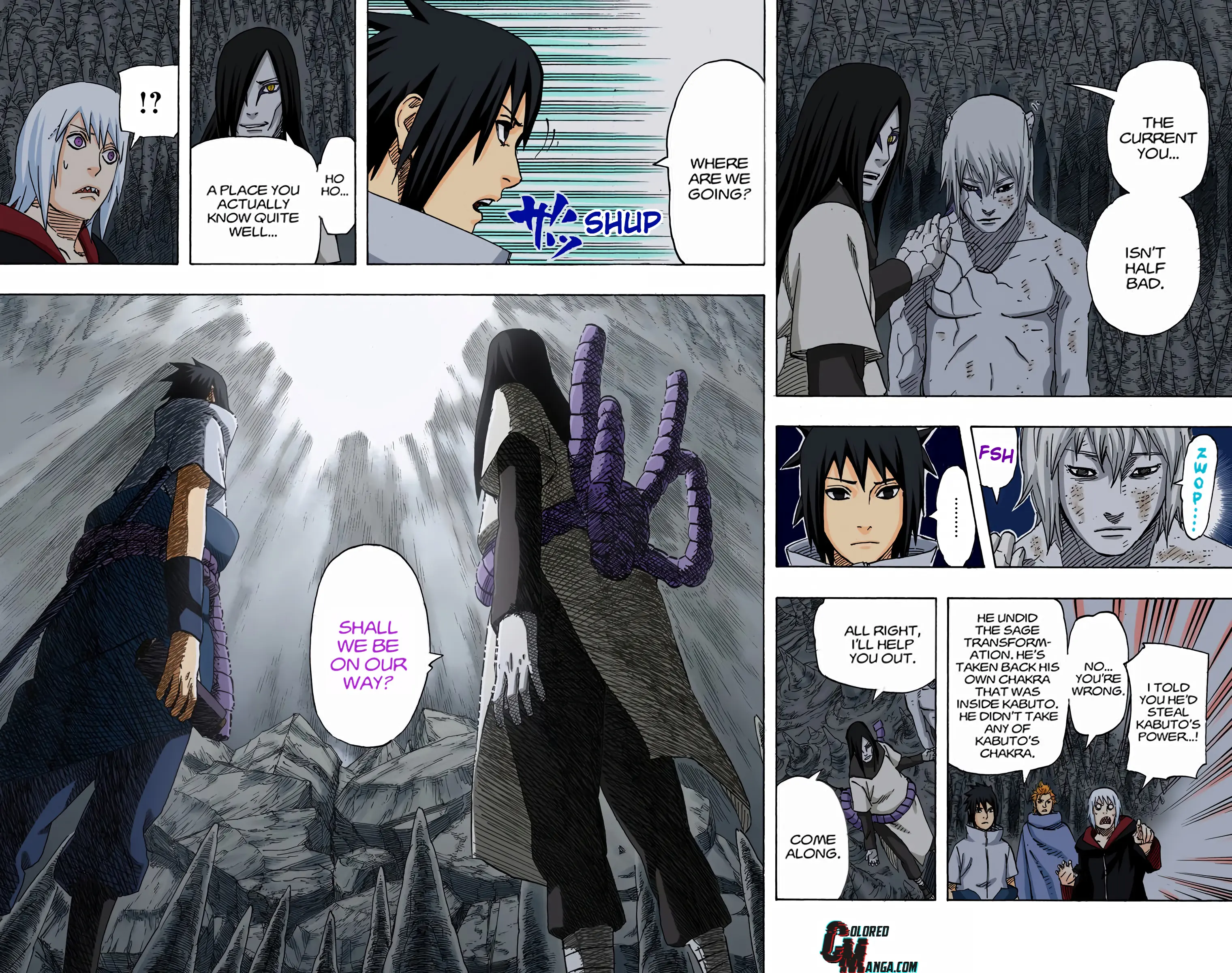 Naruto Colored Manga Online, chapter 593, page 15