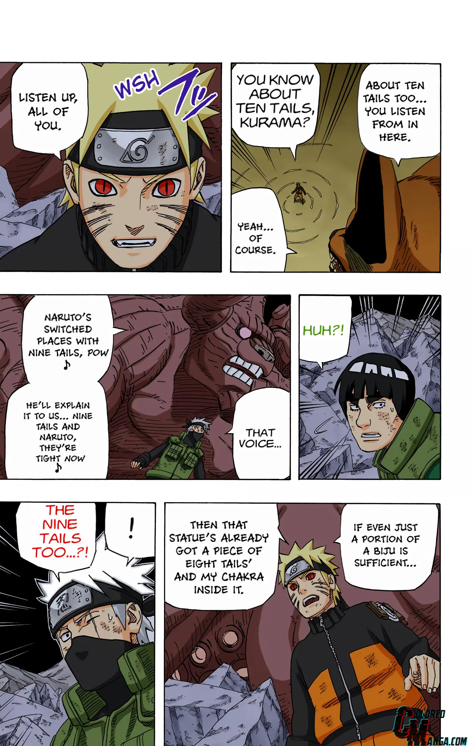Naruto Colored Manga Online, chapter 594, page 5