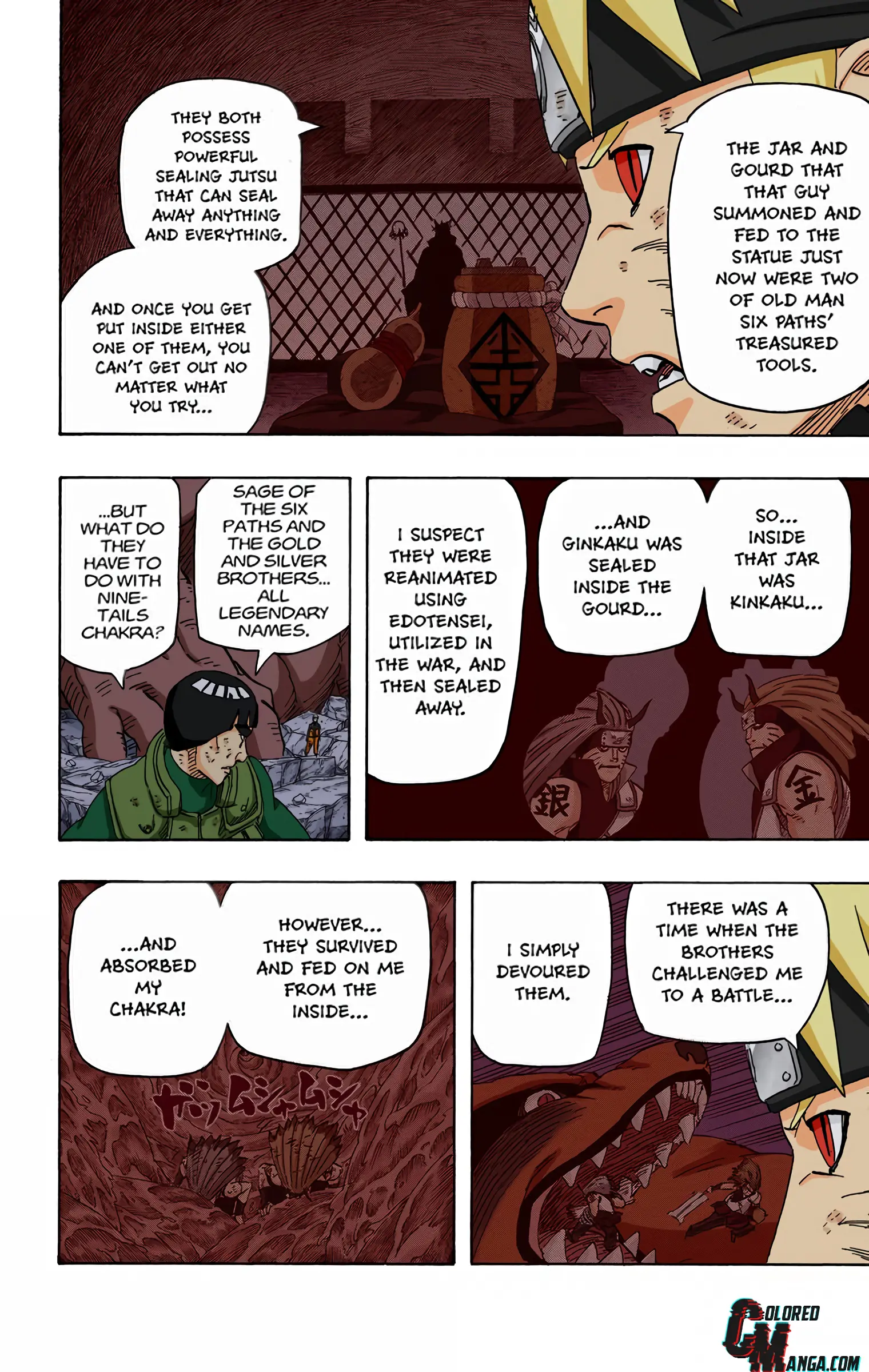 Naruto Colored Manga Online, chapter 594, page 6