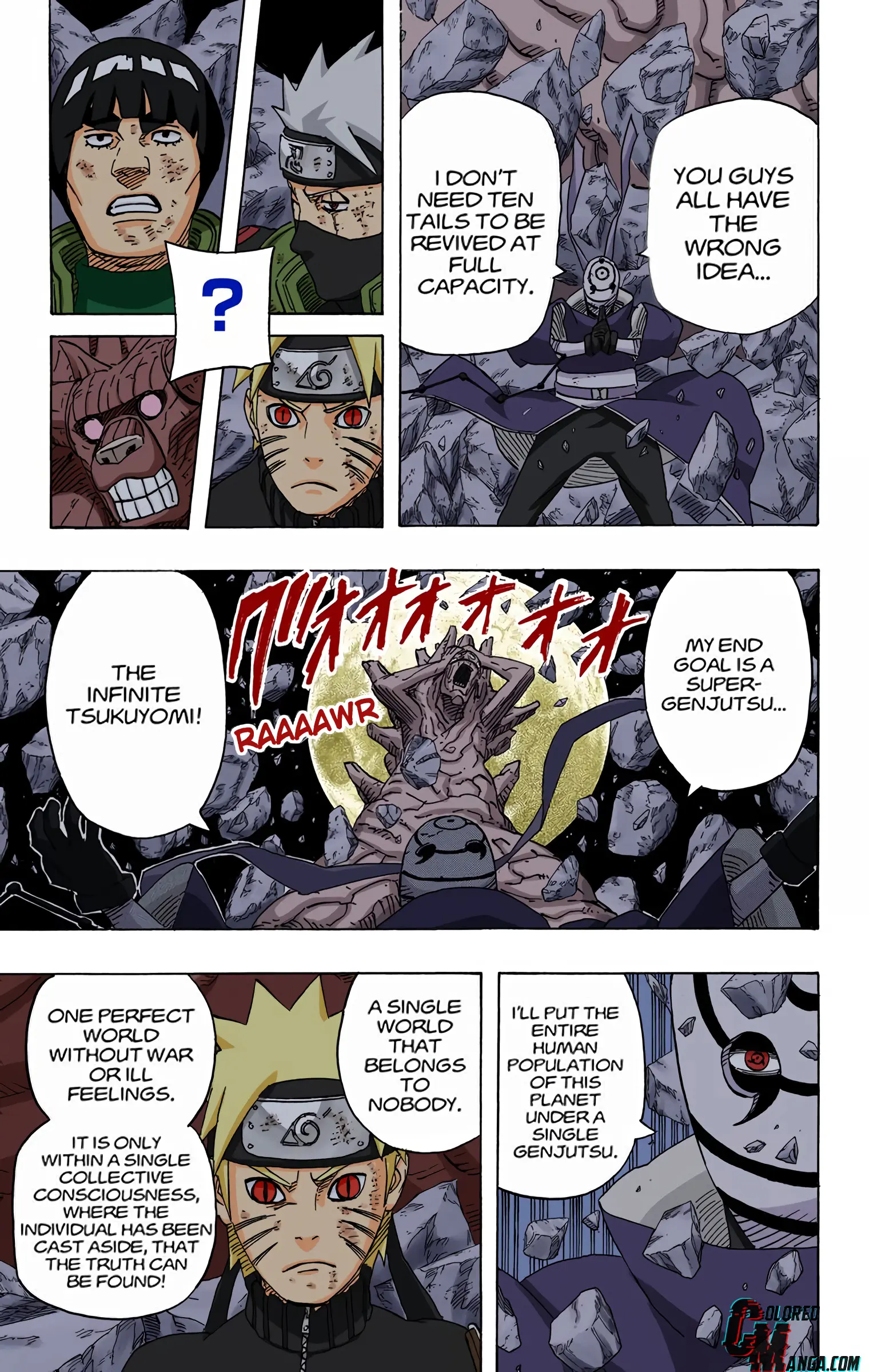 Naruto Colored Manga Online, chapter 594, page 11