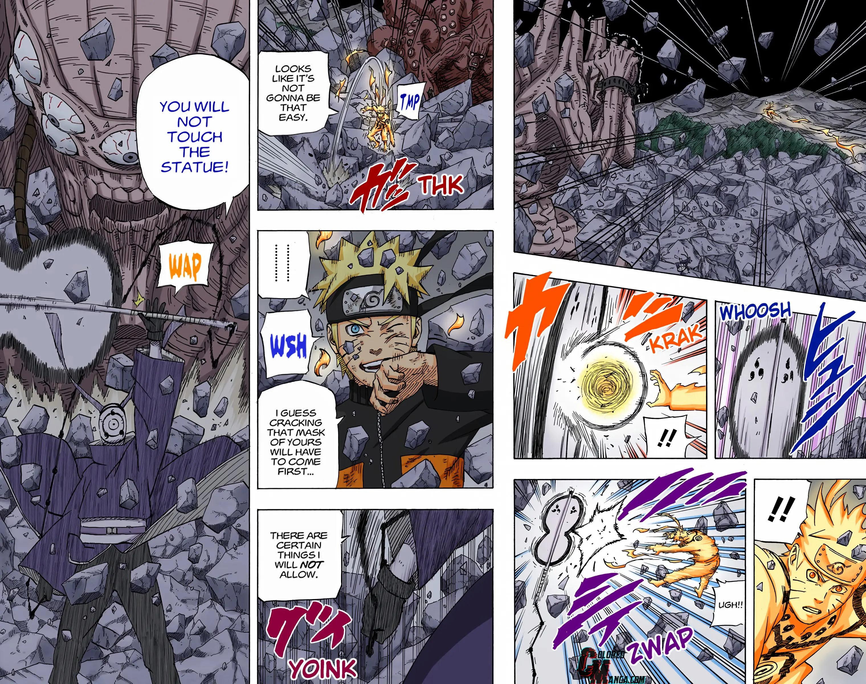Naruto Colored Manga Online, chapter 594, page 16