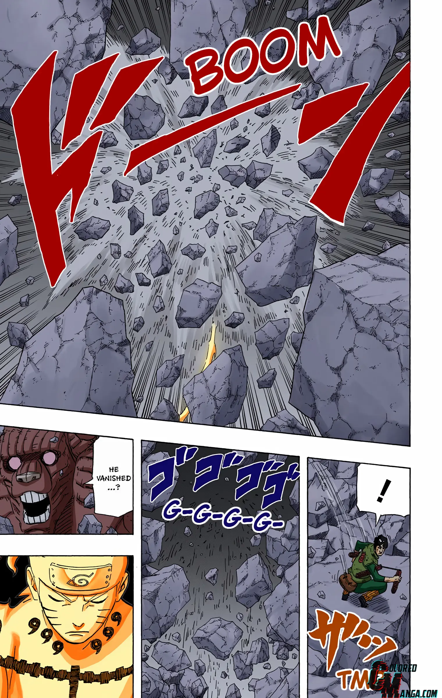 Naruto Colored Manga Online, chapter 595, page 14