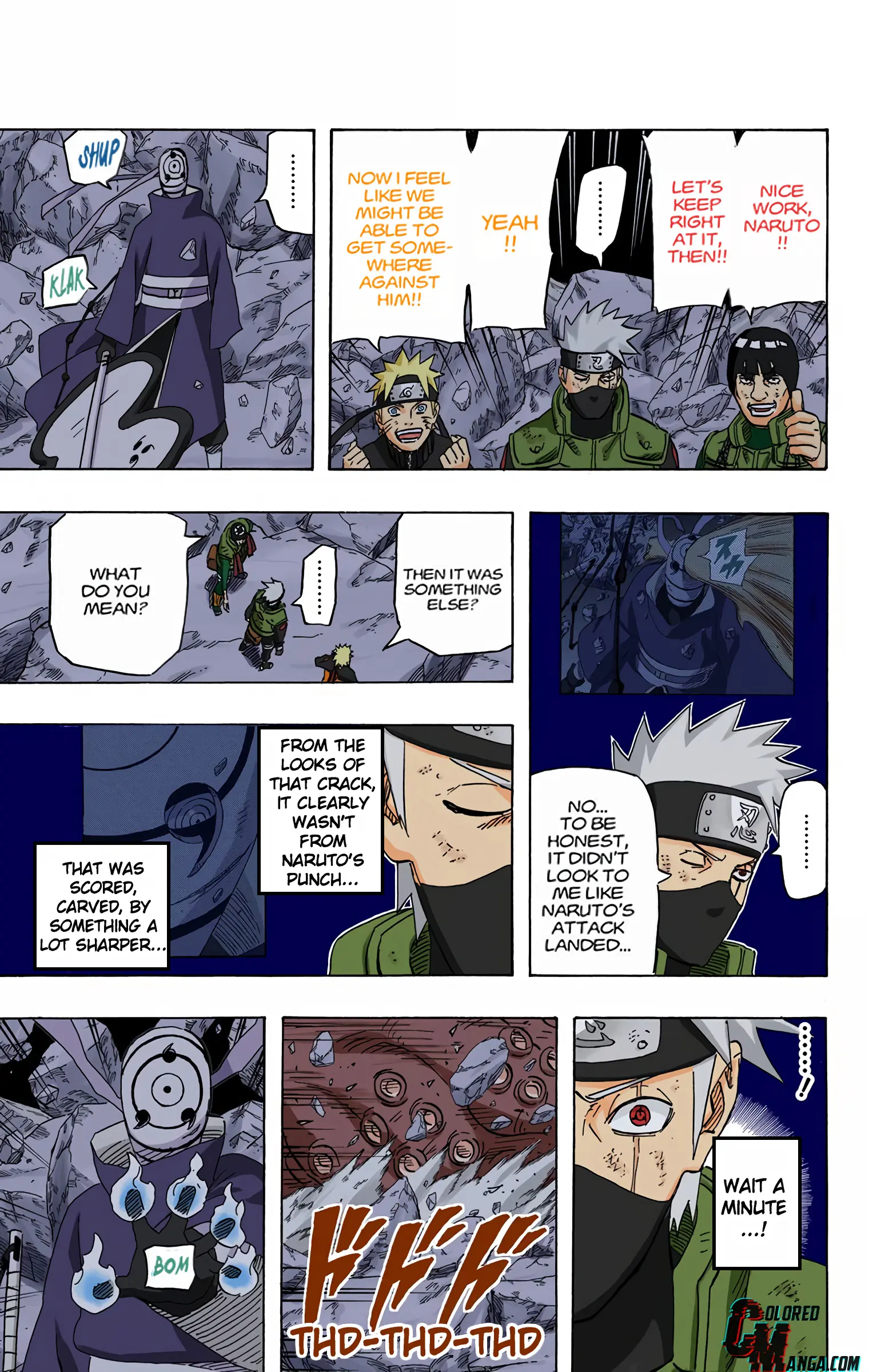 Naruto Colored Manga Online, chapter 596, page 3